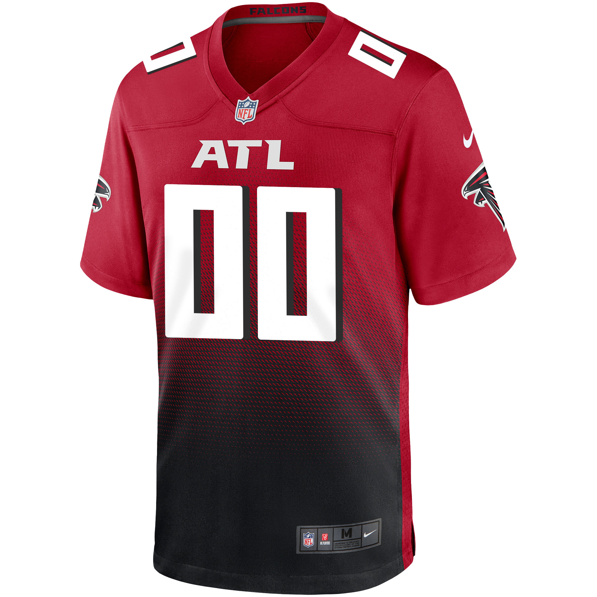 Atlanta Falcons Nike Alternate Custom Game Jersey - Red - vstockx