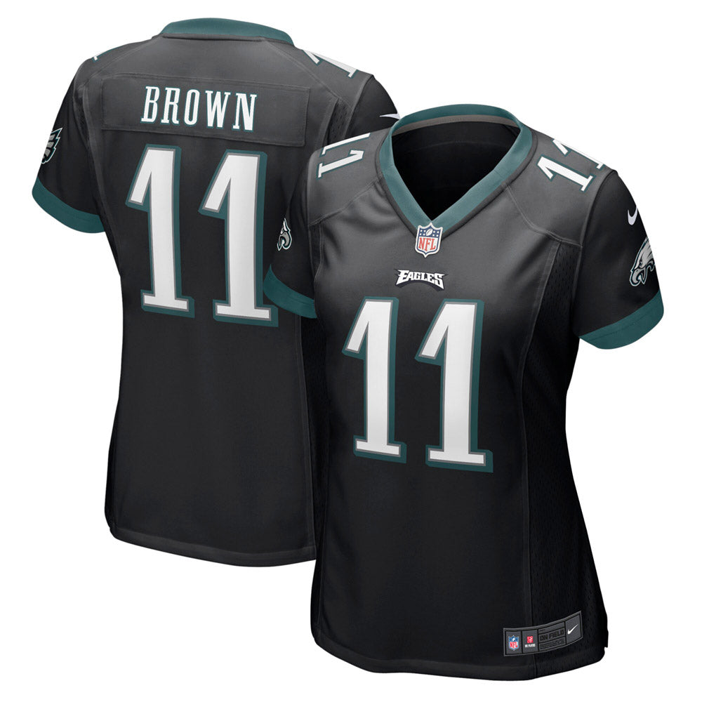 Women's Philadelphia Eagles A.J. Brown Player Game Jersey Black - vstockx