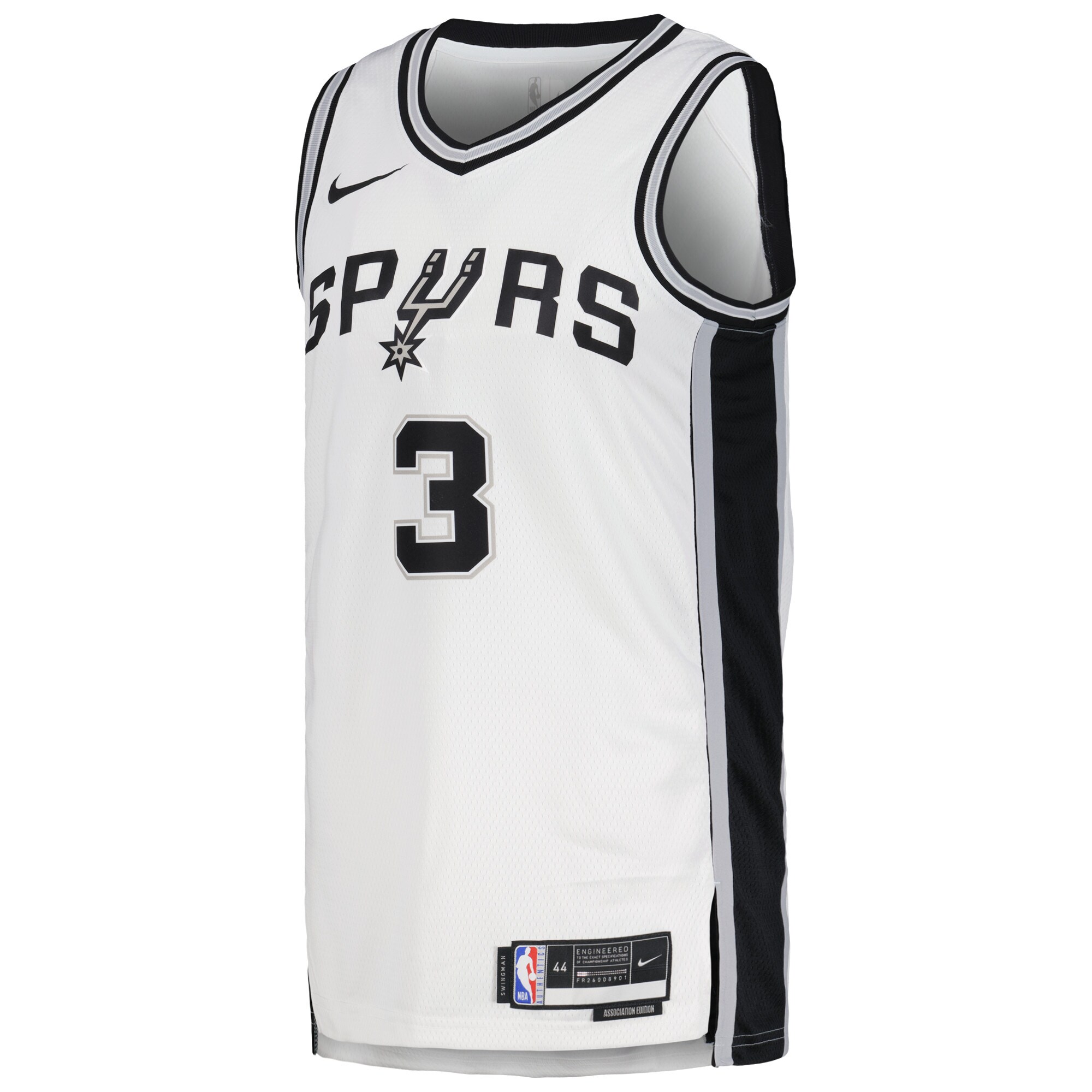 Keldon Johnson San Antonio Spurs Nike Unisex Swingman Jersey - Association Edition - White - vstockx