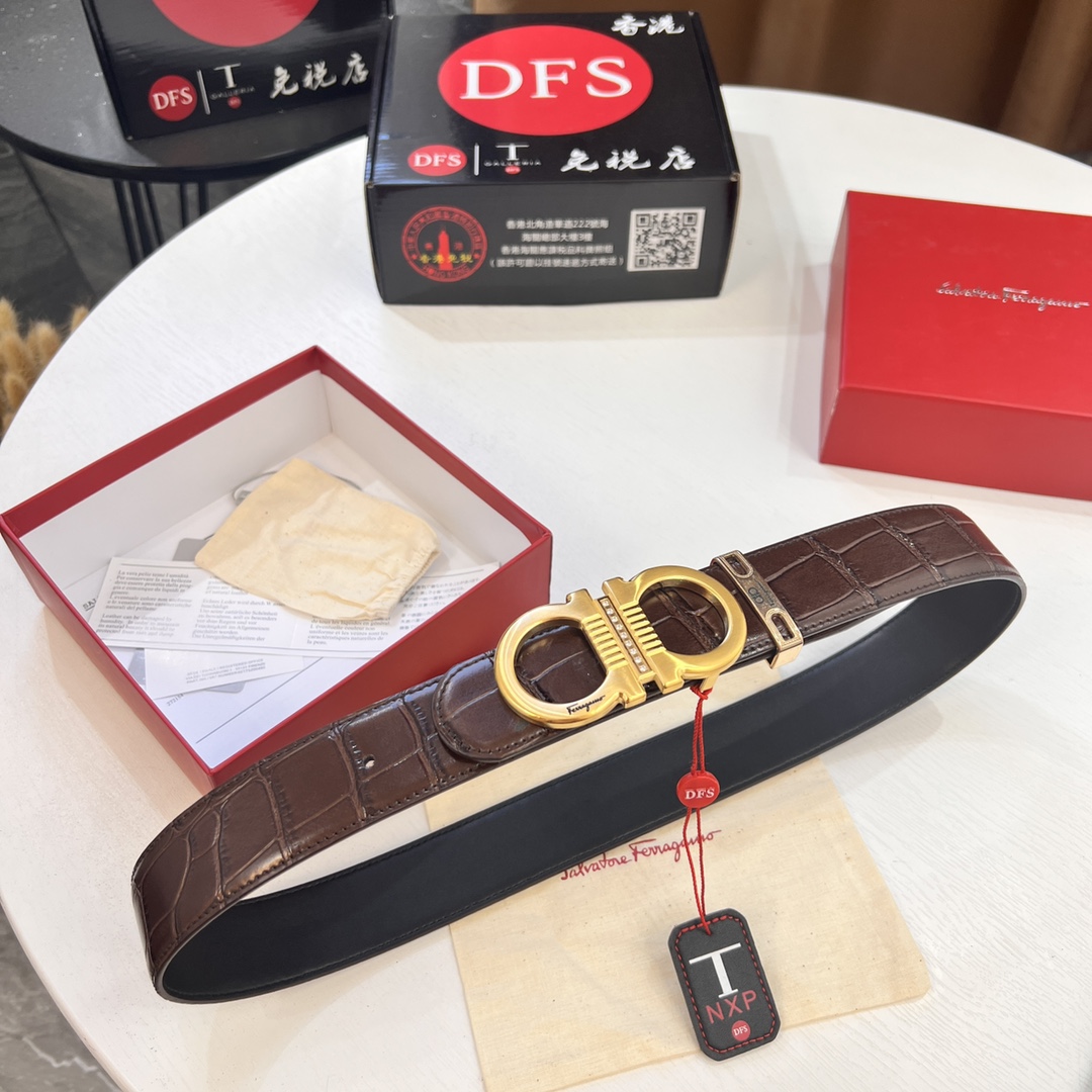 Streetwear Belt Ferragamo 320326 size:3.5cm - vstockx