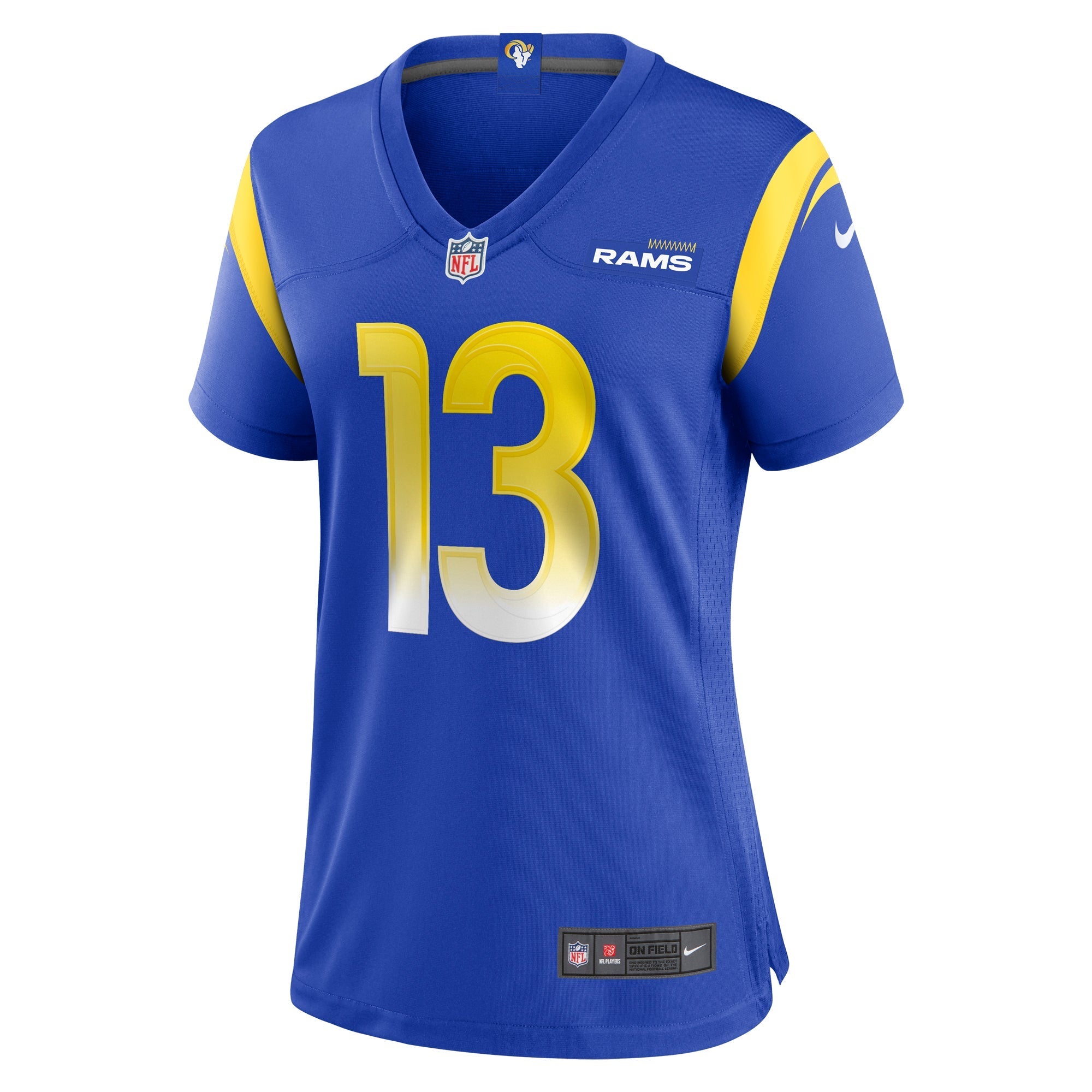 Women's Nike Stetson Bennett Royal Los Angeles Rams Team Game Jersey - vstockx