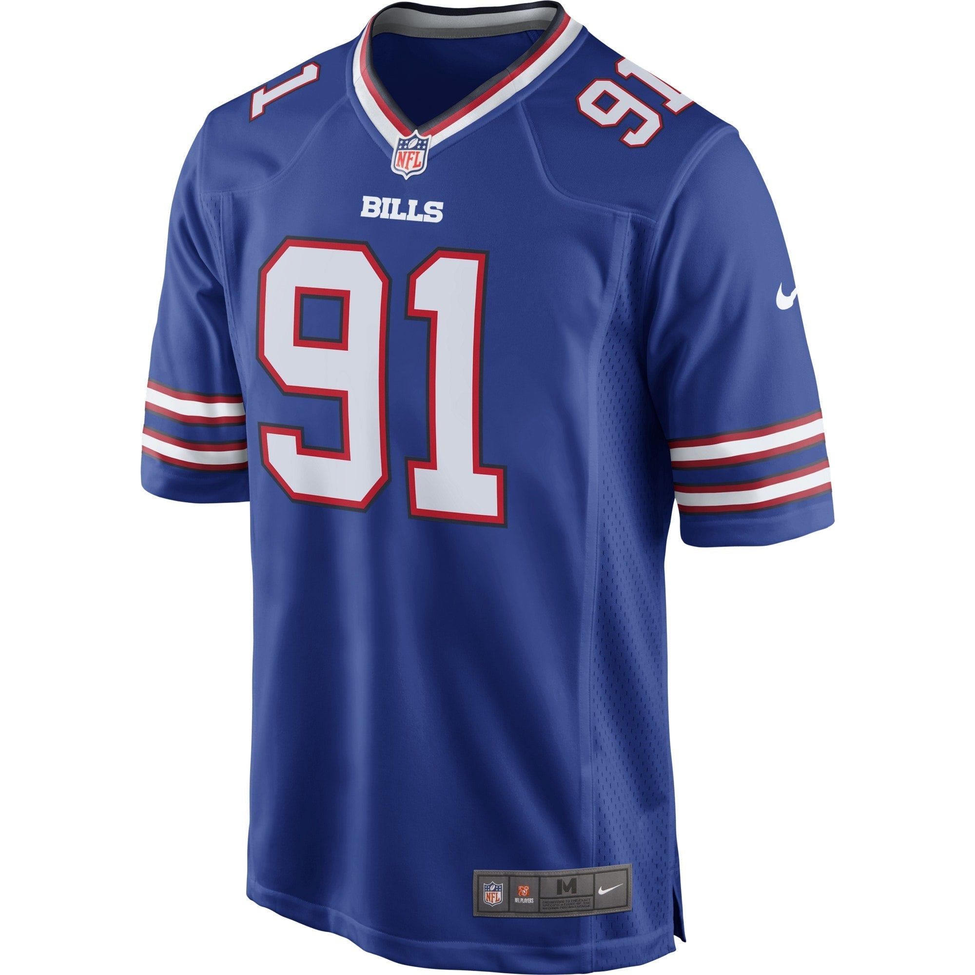 Men's Nike Ed Oliver Royal Buffalo Bills Team Game Player Jersey - vstockx