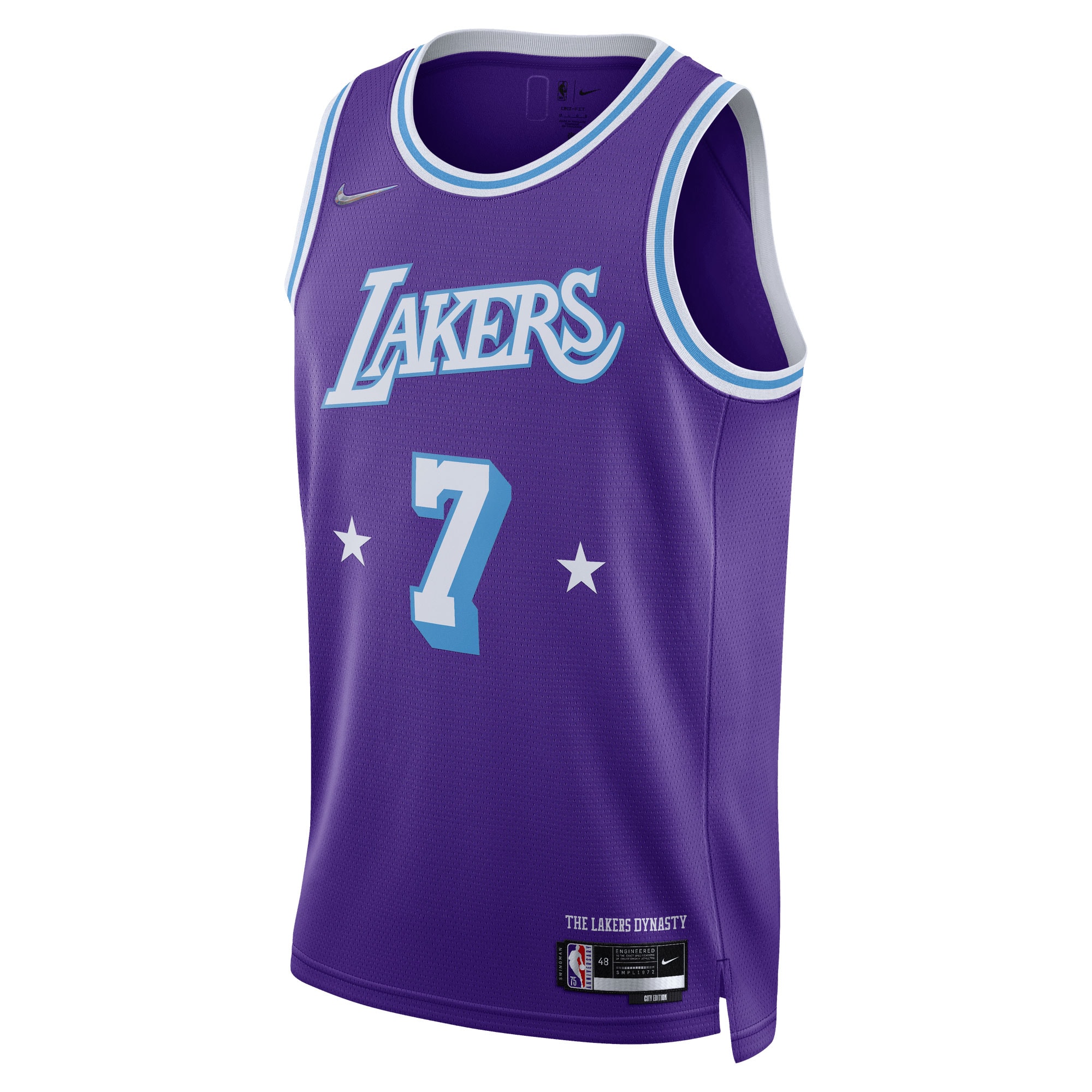 Carmelo Anthony Los Angeles Lakers Nike 2021/22 Swingman Jersey - City Edition - Purple - vstockx