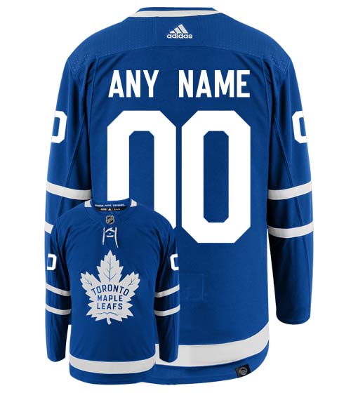 Customizable Toronto Maple Leafs Adidas Primegreen Authentic NHL Hockey Jersey - vstockx