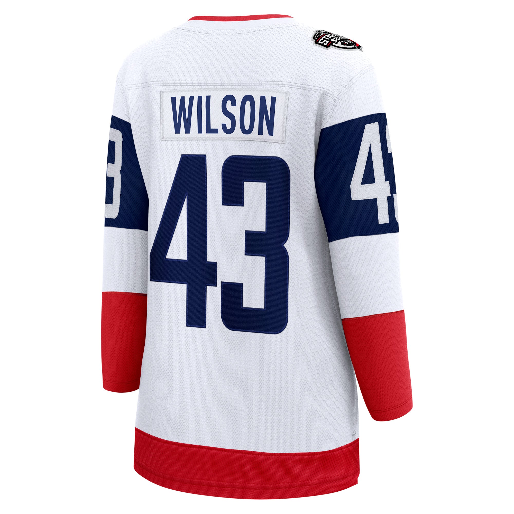 Women's Fanatics Branded Tom Wilson White Washington Capitals 2023 NHL Stadium Series Breakaway Player Jersey - vstockx