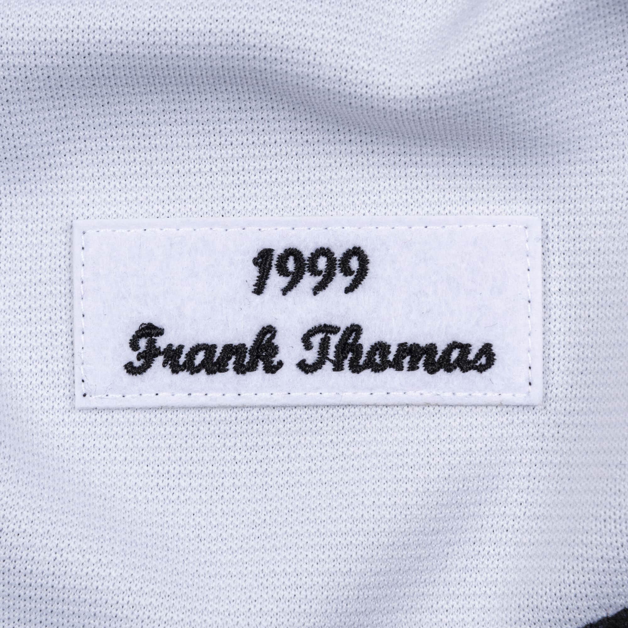 Authentic Turn Ahead The Clock Jersey Chicago White Sox 1999 Frank Thomas - vstockx