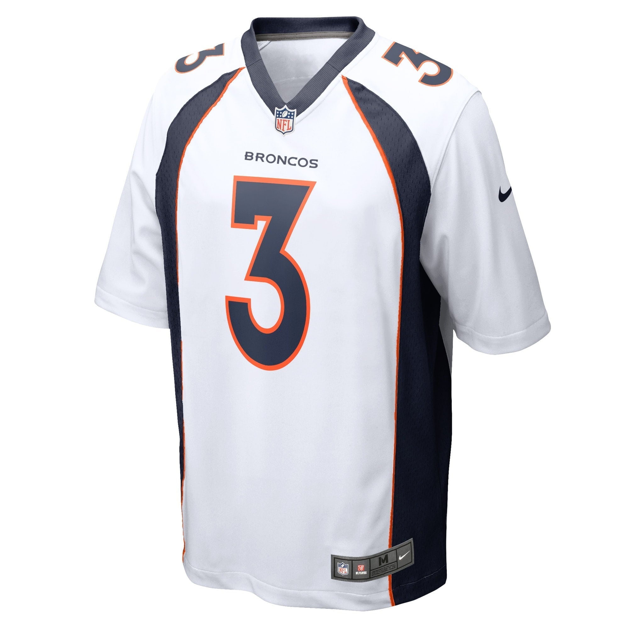 Men's Nike Russell Wilson White Denver Broncos Game Jersey - vstockx