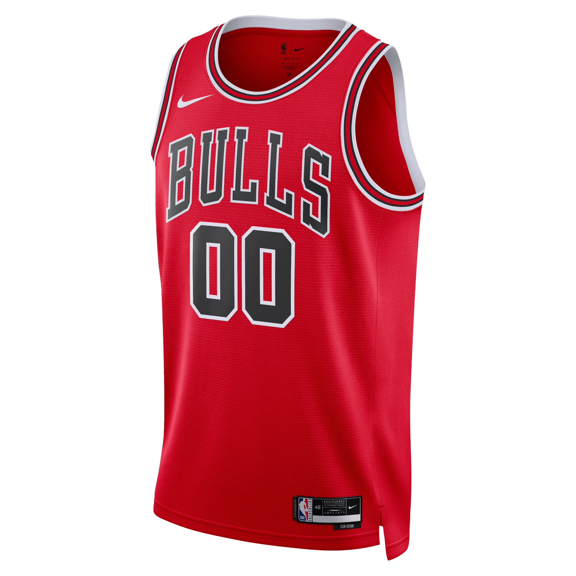 Chicago Bulls Nike Unisex Swingman Custom Jersey Red - Icon Edition - vstockx