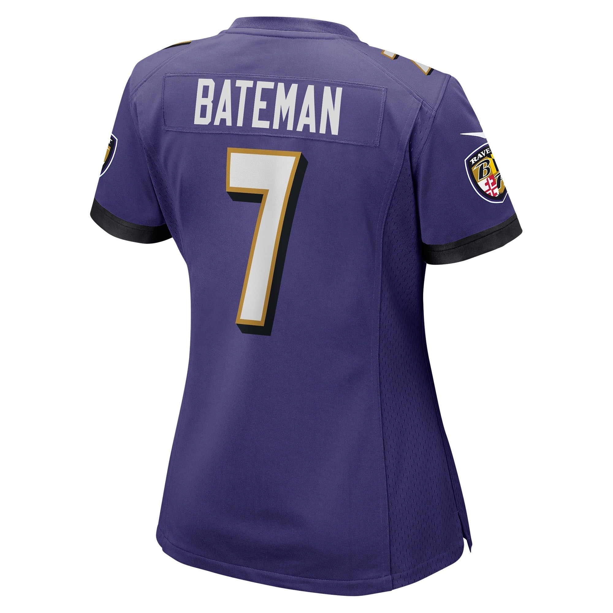 Women's Nike Rashod Bateman Purple Baltimore Ravens Game Jersey - vstockx