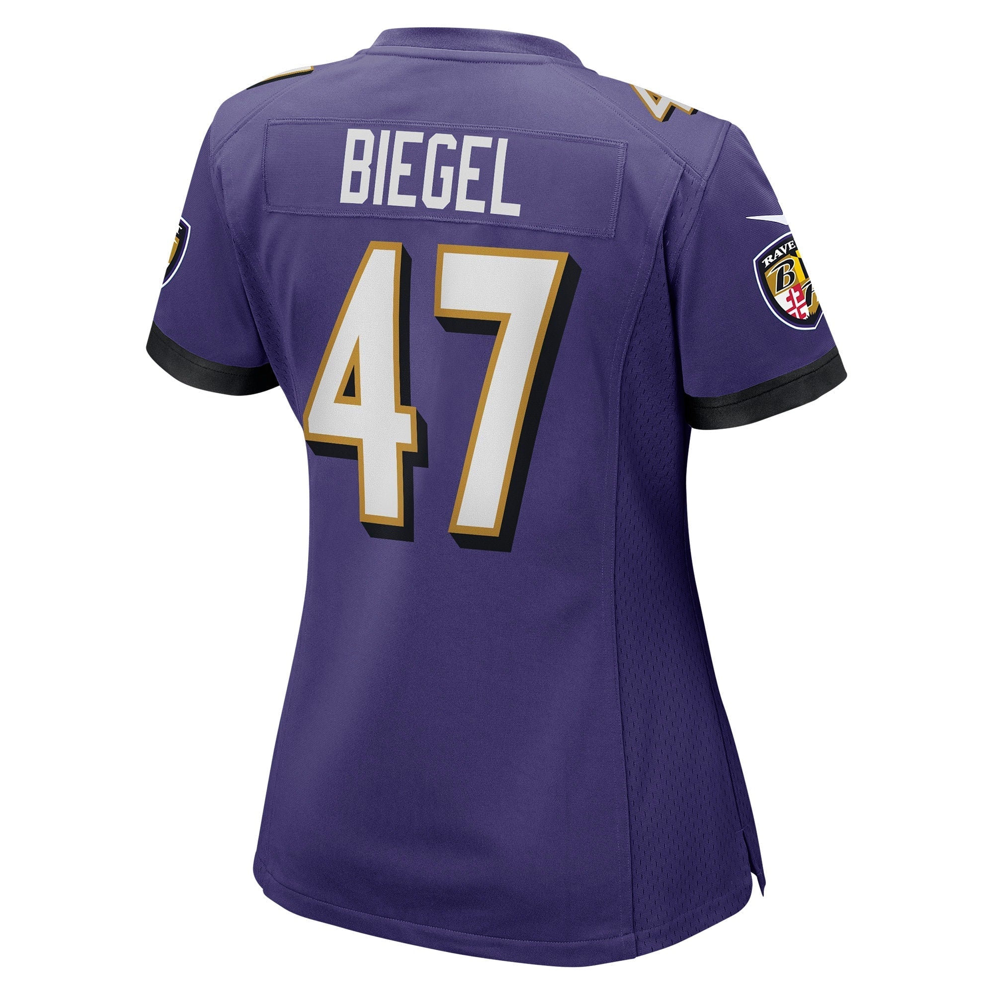 Women's Nike Vince Biegel Purple Baltimore Ravens Player Game Jersey - vstockx