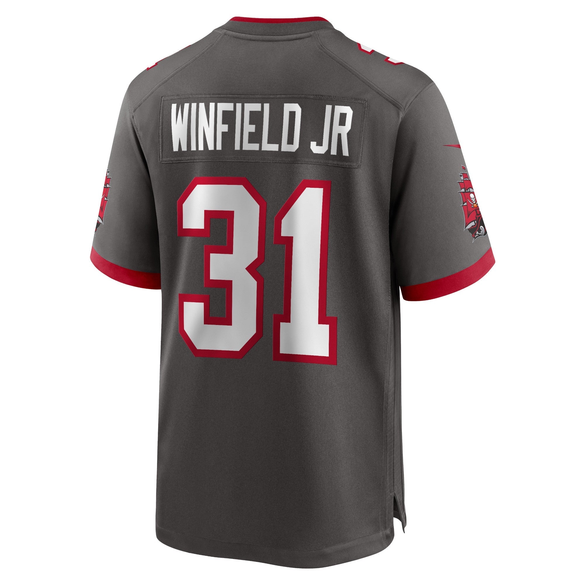 Men's Nike Antoine Winfield Jr. Pewter Tampa Bay Buccaneers Game Jersey - vstockx