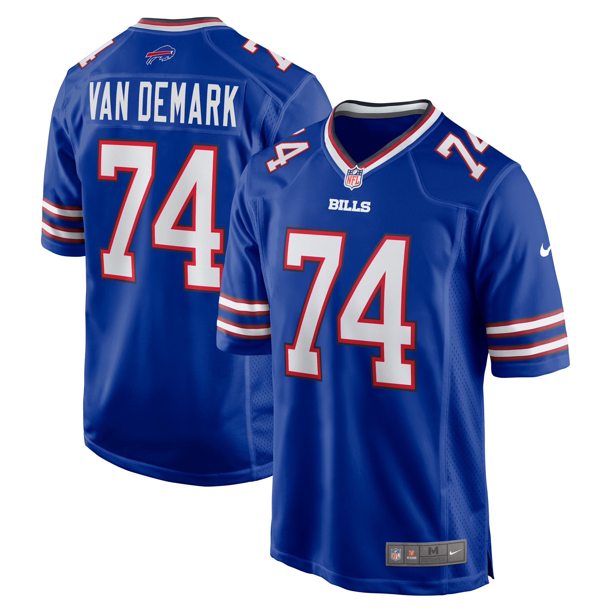 Ryan Van Demark Buffalo Bills Nike Game Player Jersey - Royal - vstockx