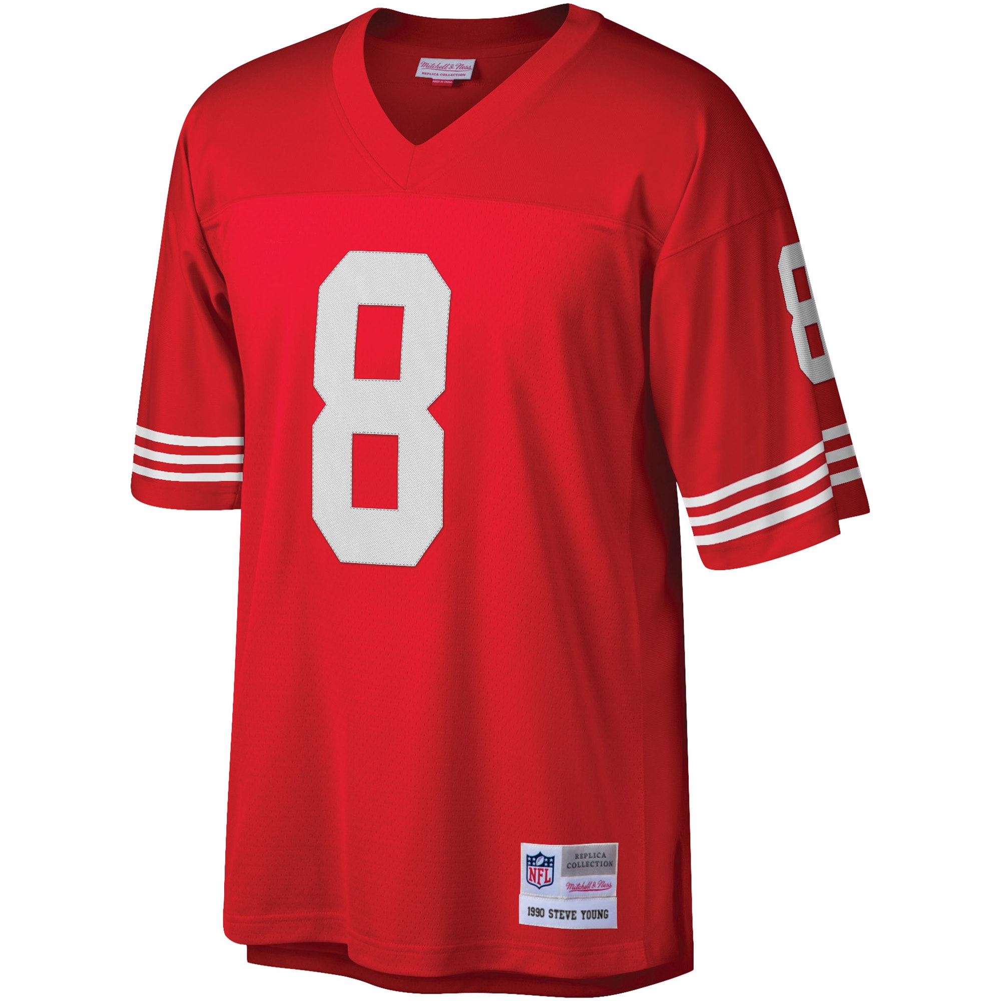Steve Young San Francisco 49ers Mitchell & Ness Legacy Replica Jersey - Scarlet - vstockx