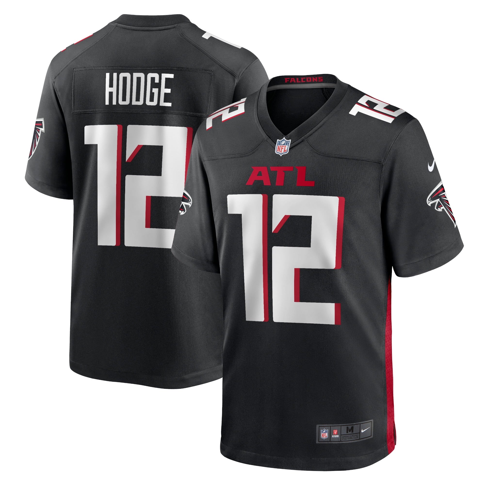 Men's Nike KhaDarel Hodge Black Atlanta Falcons Game Jersey - vstockx