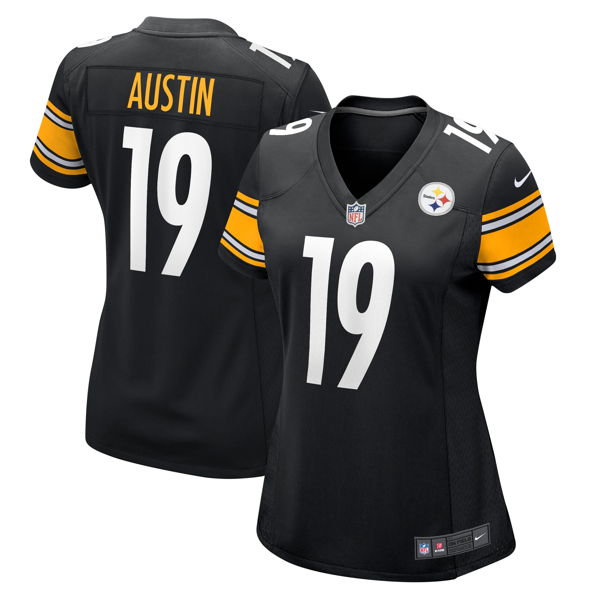 Calvin Austin III Pittsburgh Steelers Nike Women's Game Player Jersey - Black - vstockx