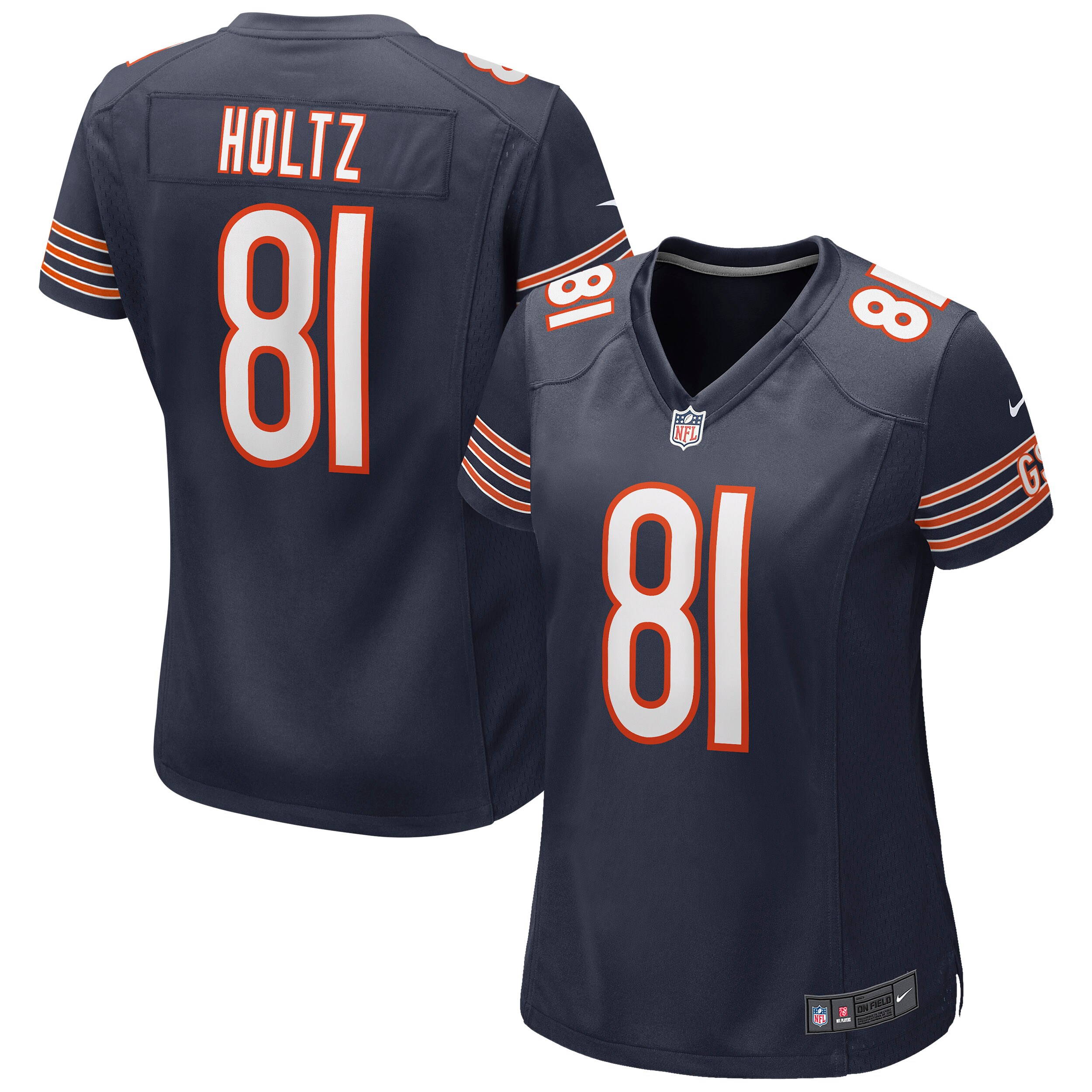 J.P. Holtz Chicago Bears Nike Women's Game Jersey - Navy - vstockx