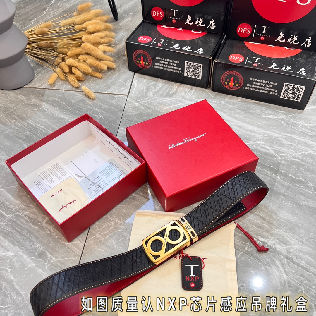 Streetwear Belt Ferragamo 320059 size:3.5cm - vstockx