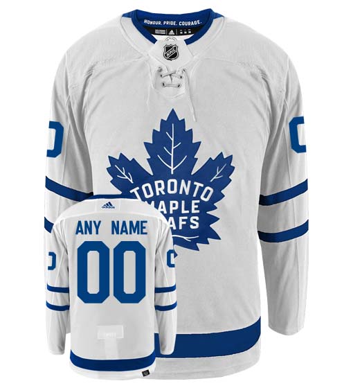 Customizable Toronto Maple Leafs Adidas Primegreen Authentic NHL Hockey Jersey - vstockx