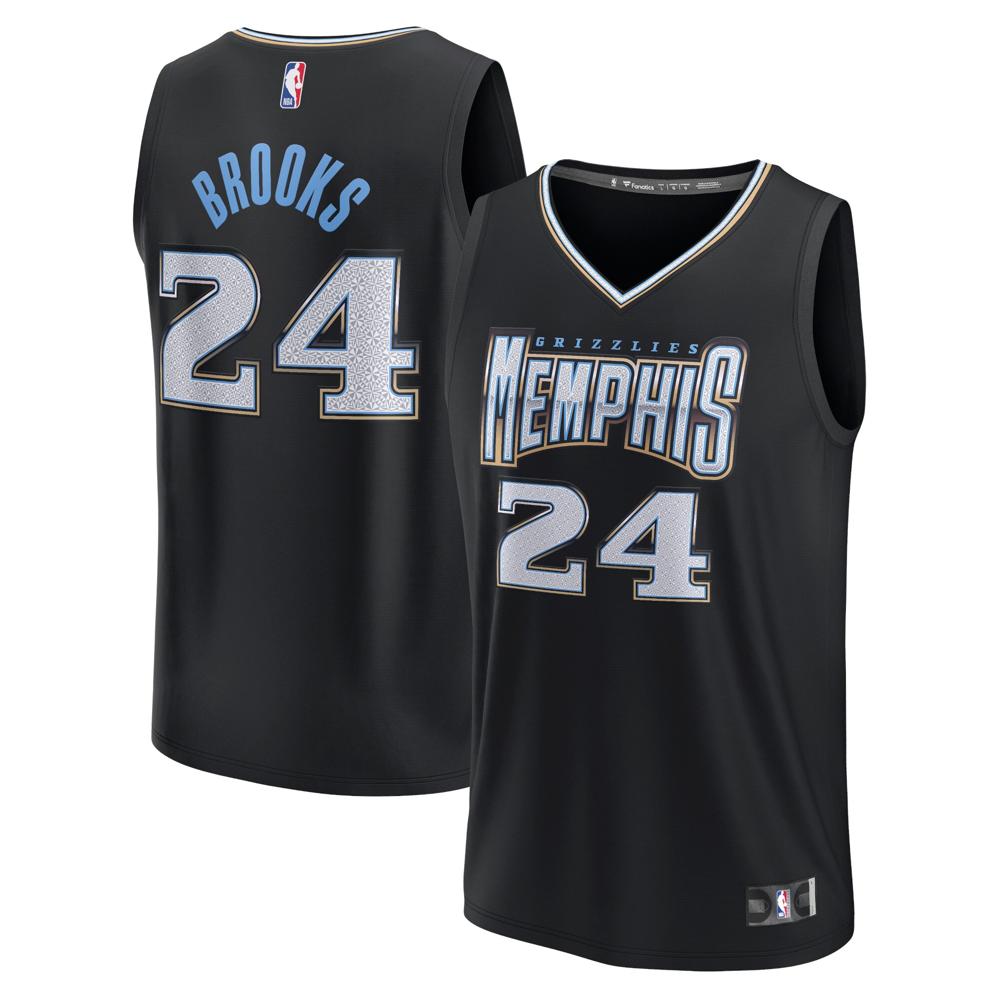 Dillon Brooks Memphis Grizzlies Fanatics Branded 2022/23 Fastbreak Jersey - City Edition - Black - vstockx
