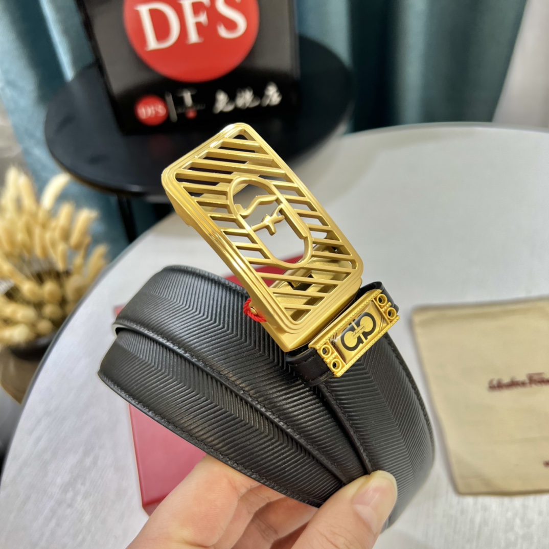 Streetwear Belt Ferragamo 319567 size:3.5cm - vstockx