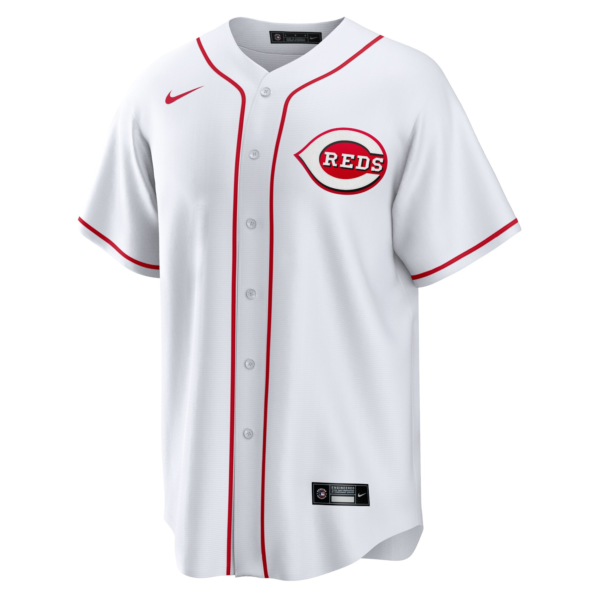 Eugenio Suarez Cincinnati Reds Nike Home Replica Player Name Jersey - White - vstockx