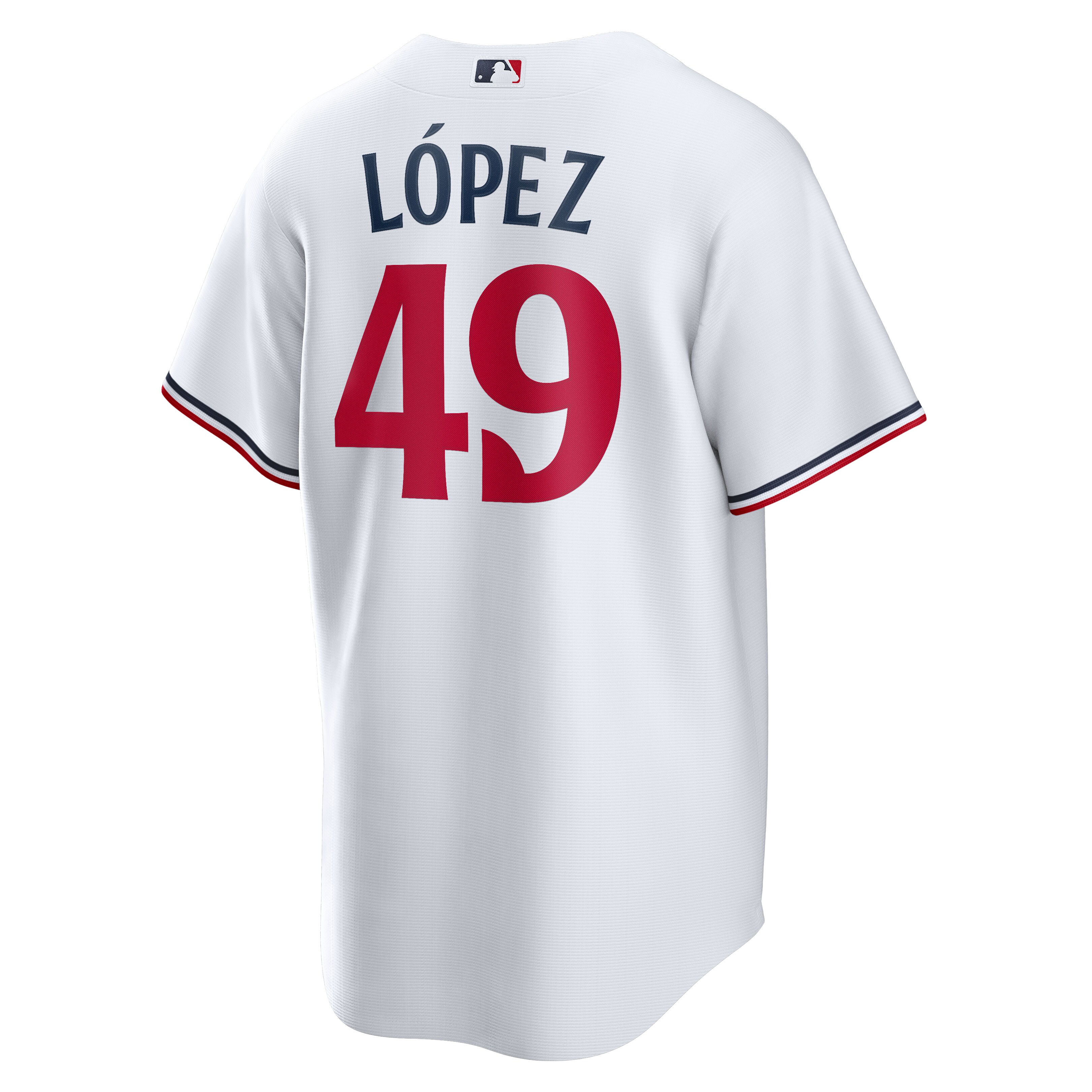 Pablo Lopez Minnesota Twins Nike Home Replica Player Jersey - White - vstockx