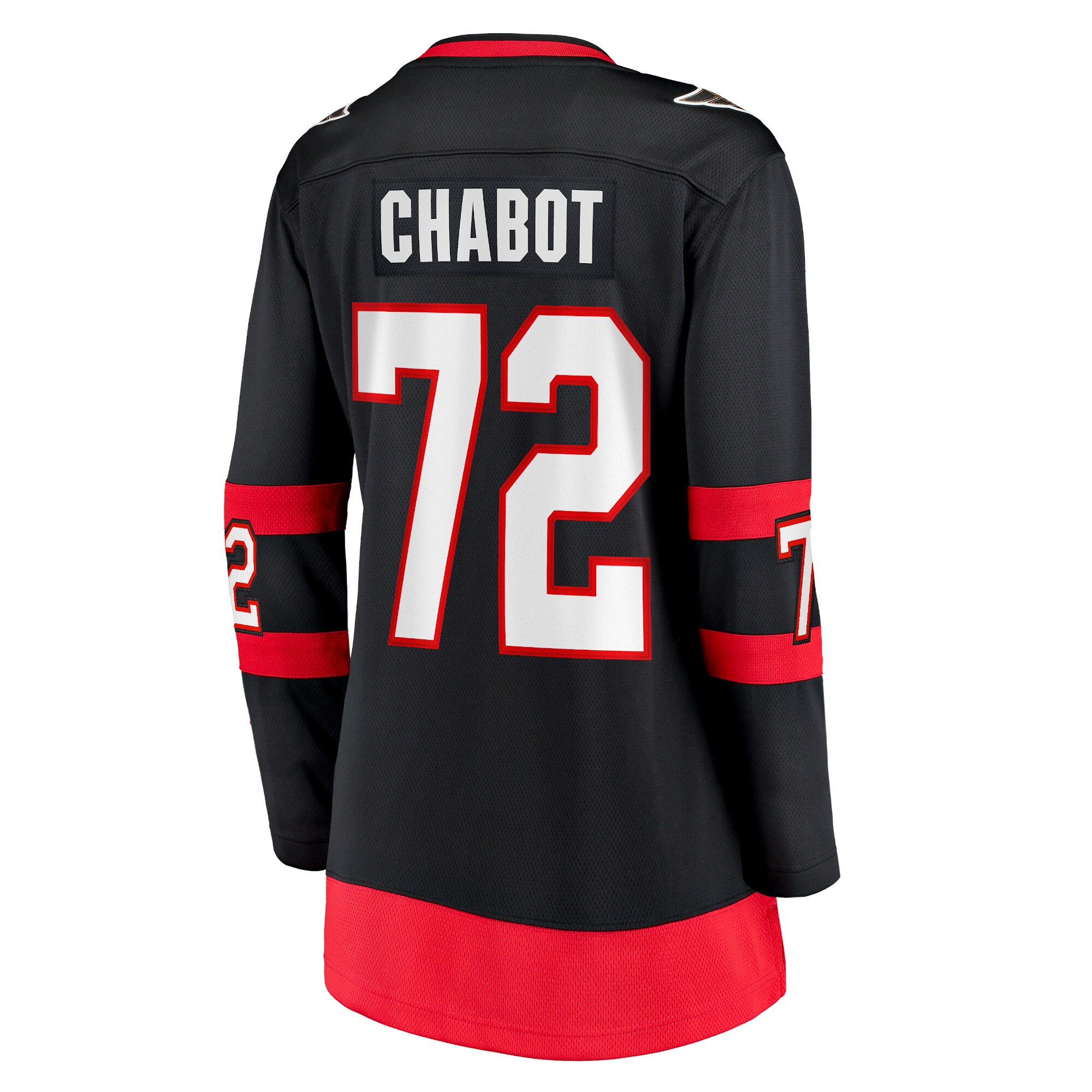 Thomas Chabot Ottawa Senators Fanatics Branded Women's 2020/21 Home Premier Breakaway Player Jersey - Black - vstockx