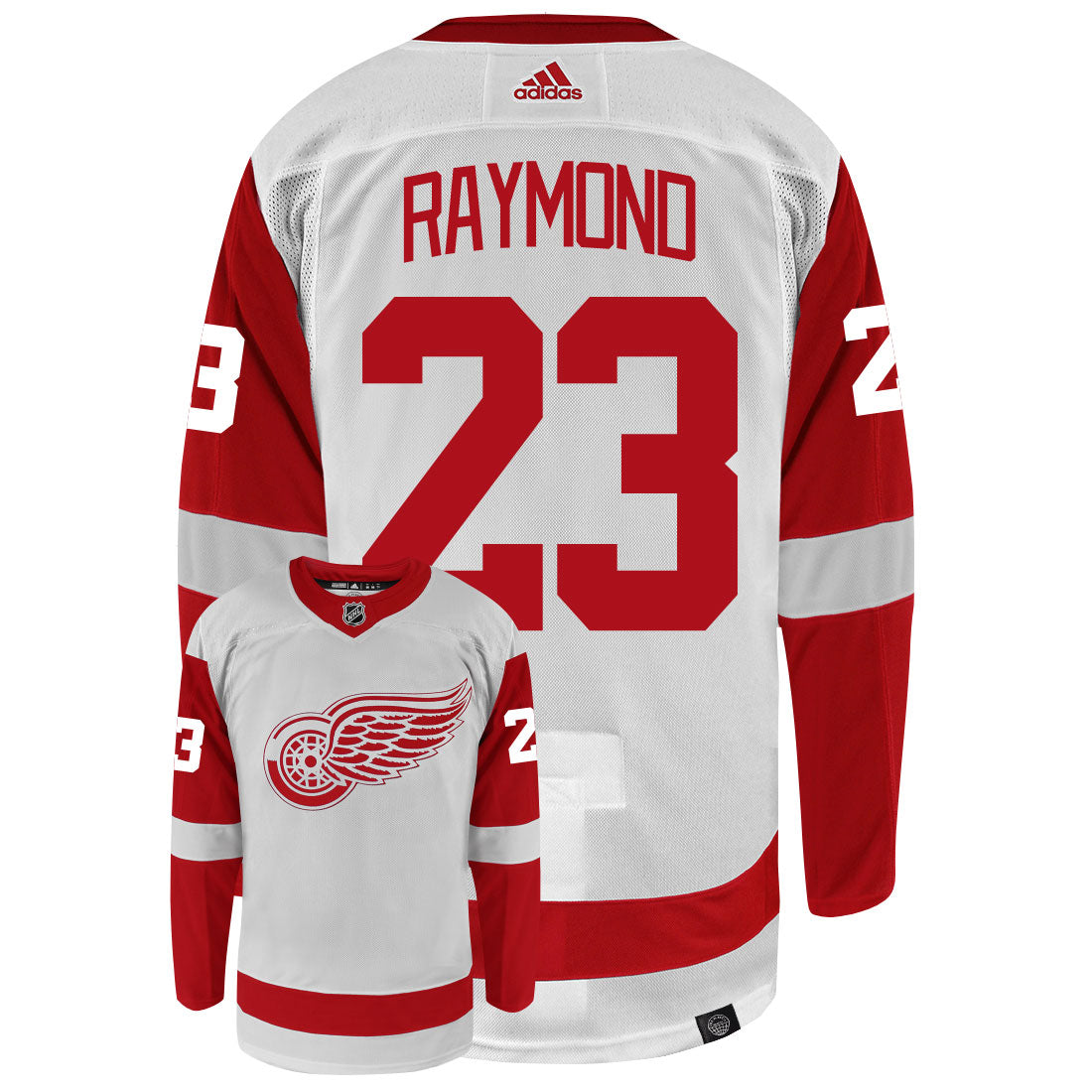 Lucas Raymond Detroit Red Wings Adidas Primegreen Authentic NHL Hockey Jersey - vstockx