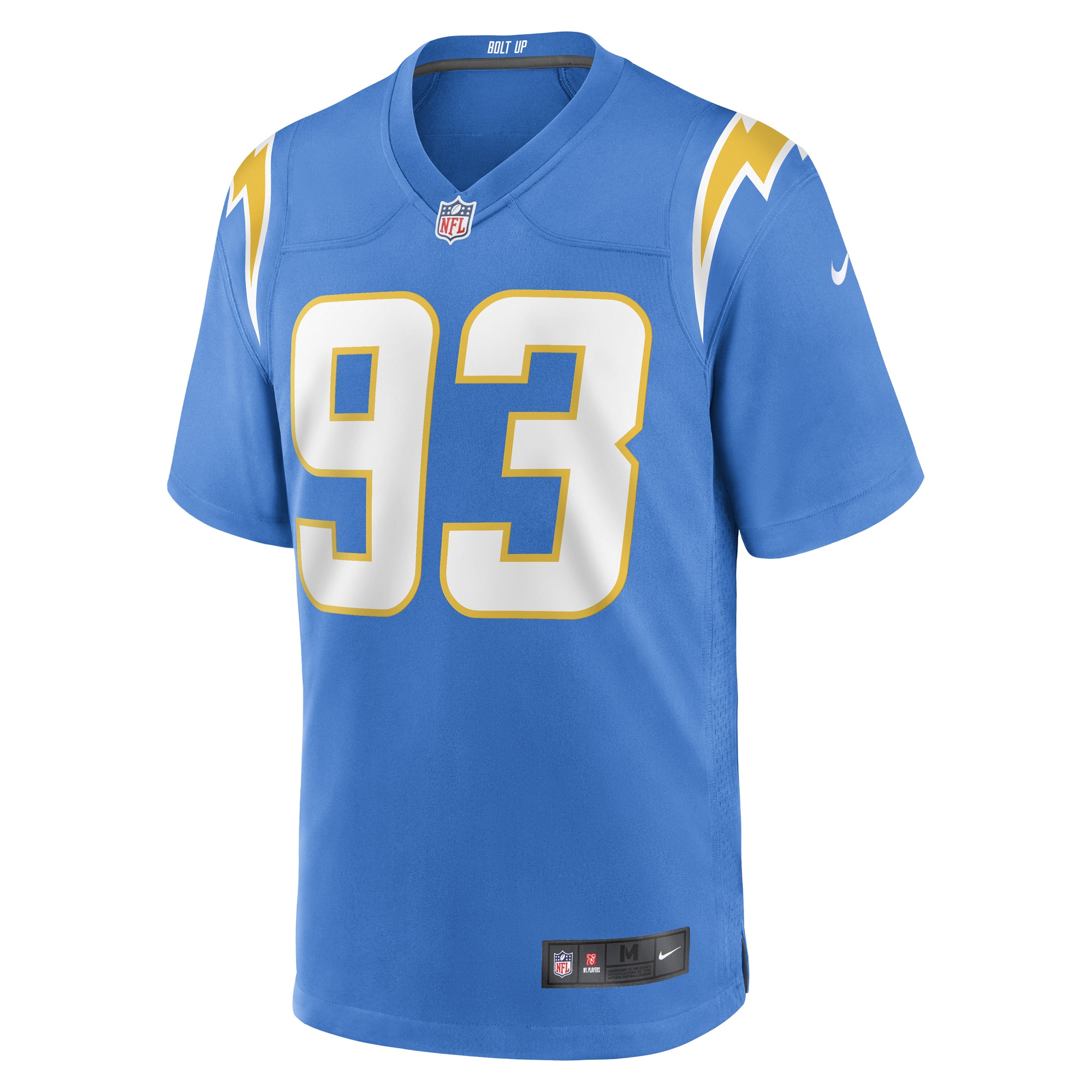 Otito Ogbonnia Los Angeles Chargers Nike Game Player Jersey - Powder Blue - vstockx