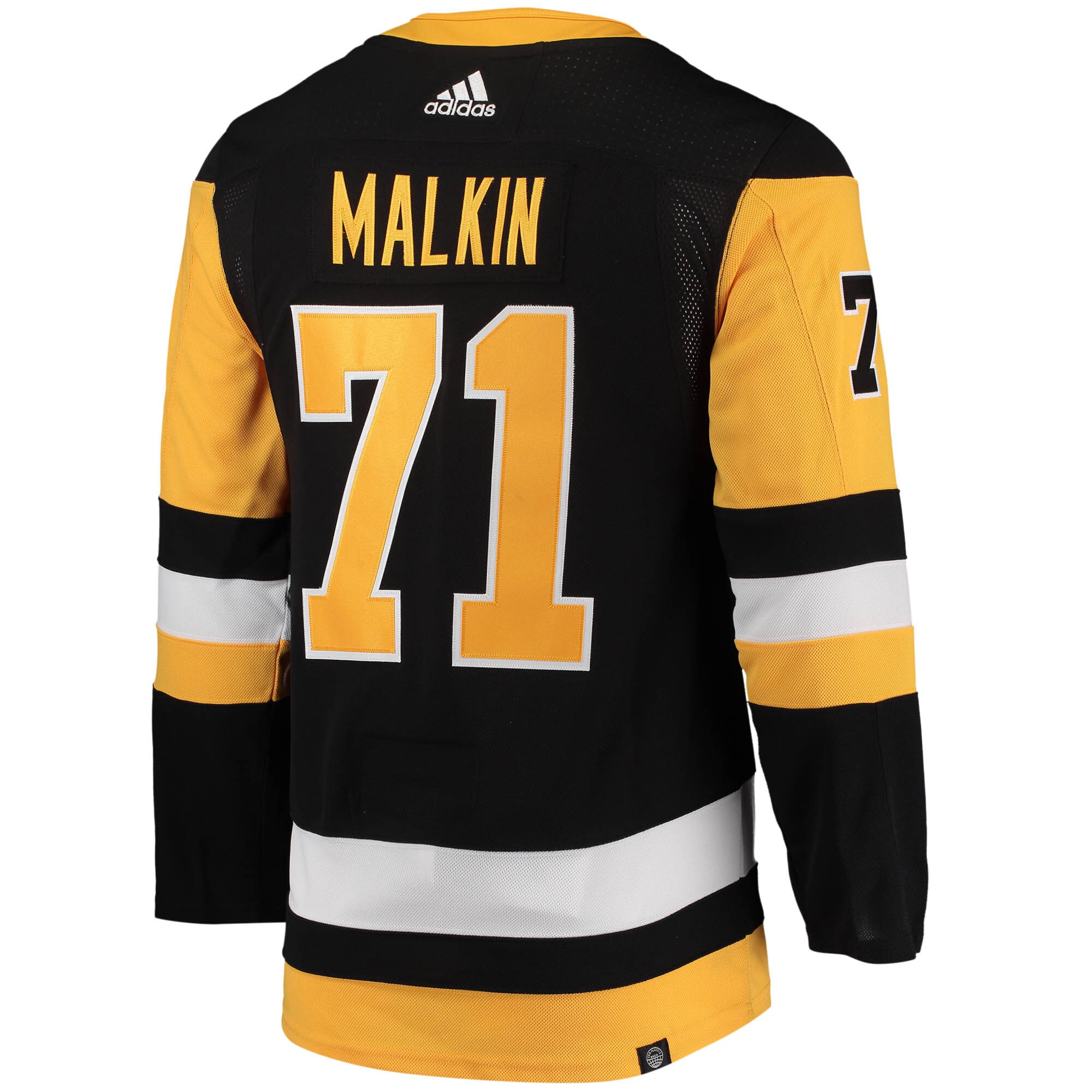 Evgeni Malkin Pittsburgh Penguins adidas Home Primegreen Authentic Pro Player Jersey - Black - vstockx