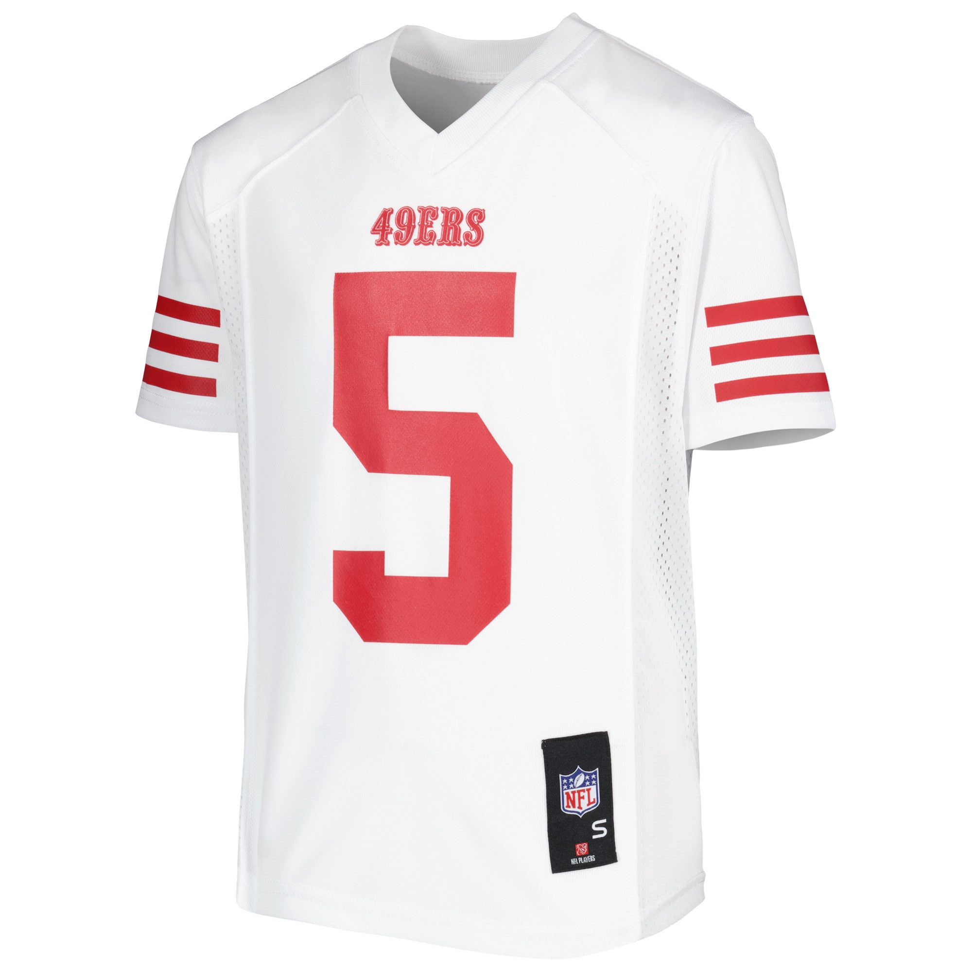 Trey Lance San Francisco 49ers Youth Team Replica Player Jersey - White - vstockx