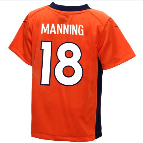 Peyton Manning Denver Broncos Nike Toddler Game Jersey - Orange - vstockx