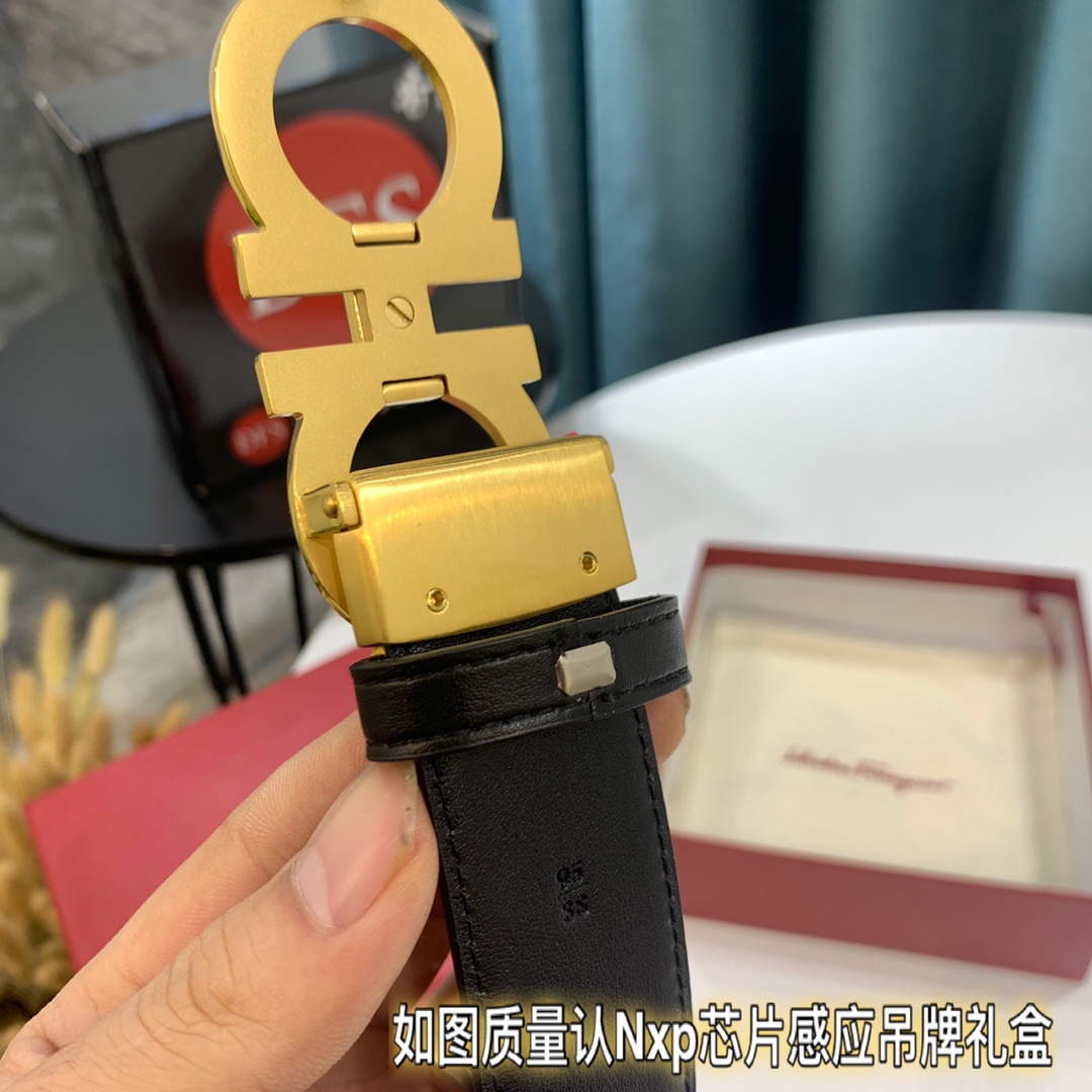 Streetwear Belt Ferragamo 319420 size:3.5cm - vstockx