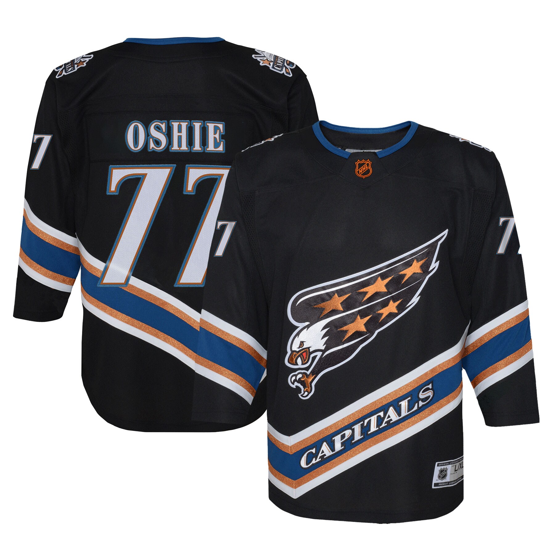 TJ Oshie Washington Capitals Youth Special Edition 2.0 Premier Player Jersey - Black - vstockx