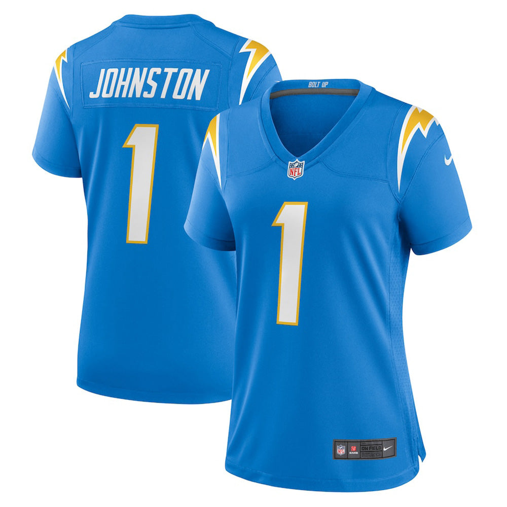 Women's Los Angeles Chargers Quentin Johnston Game Jersey - Powder Blue - vstockx