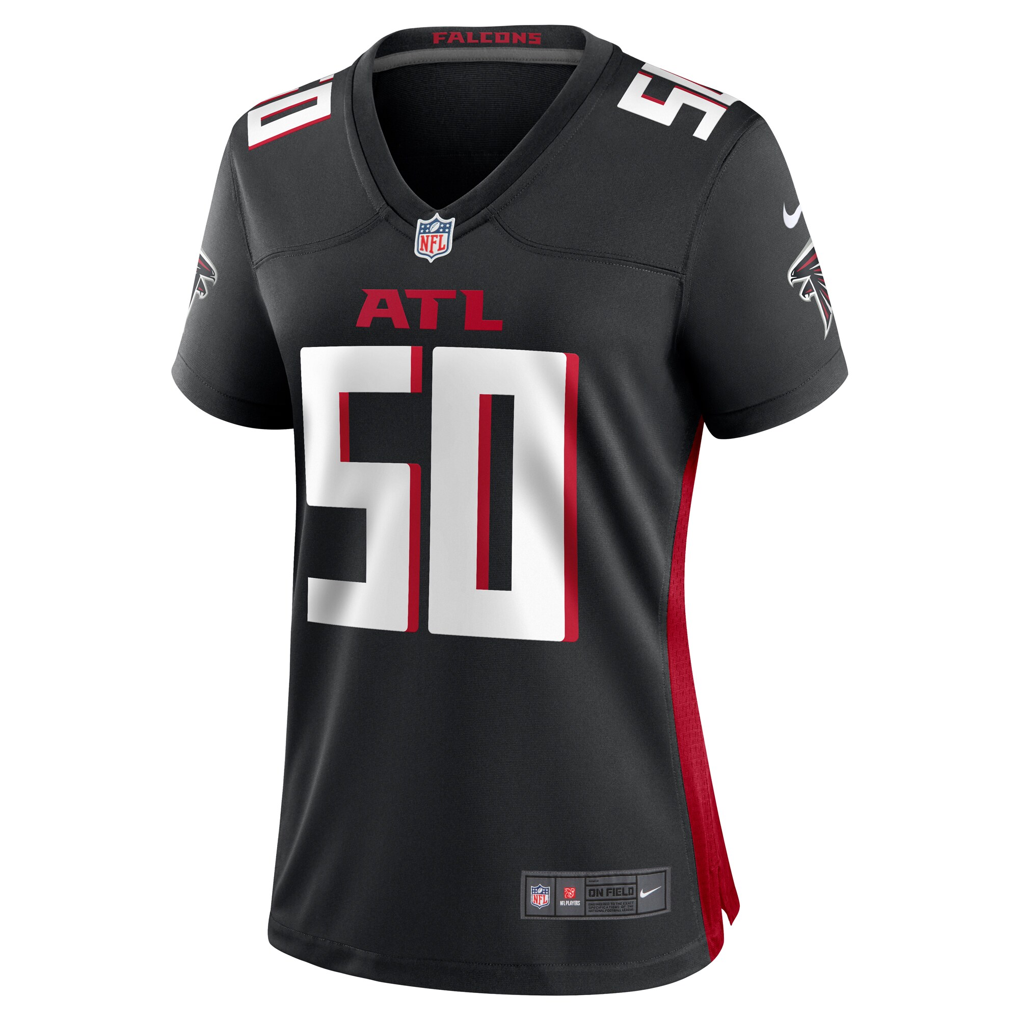 Tae Davis Atlanta Falcons Nike Women's Team Game Jersey - Black - vstockx