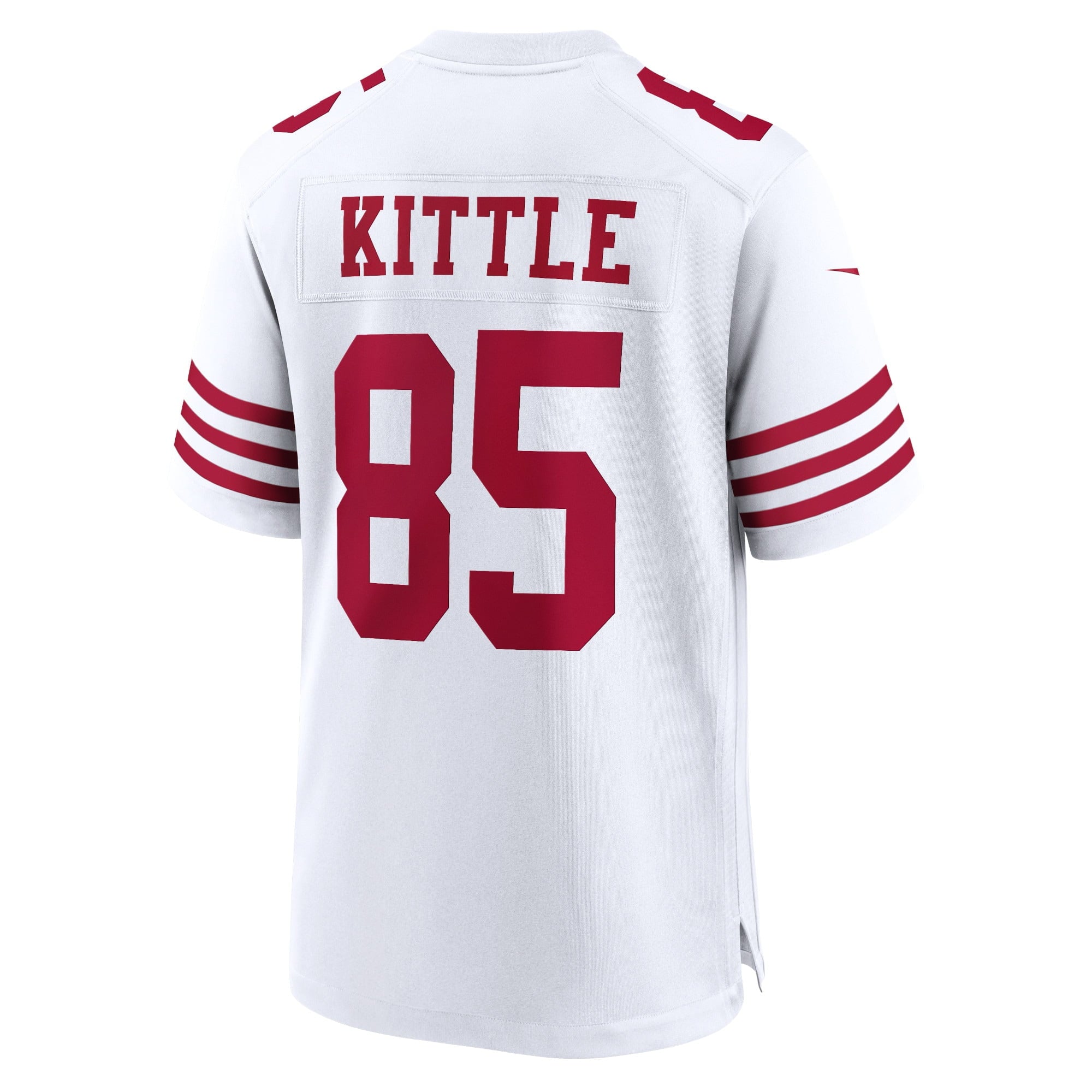 Men's Nike George Kittle White San Francisco 49ers Player Game Jersey - vstockx