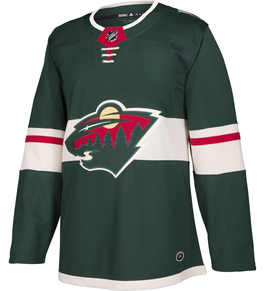 Minnesota Wild Adidas Authentic Home NHL Hockey Jersey - vstockx