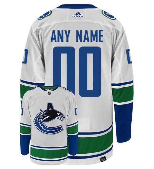 Customizable Vancouver Canucks Adidas Primegreen Authentic NHL Hockey Jersey - vstockx