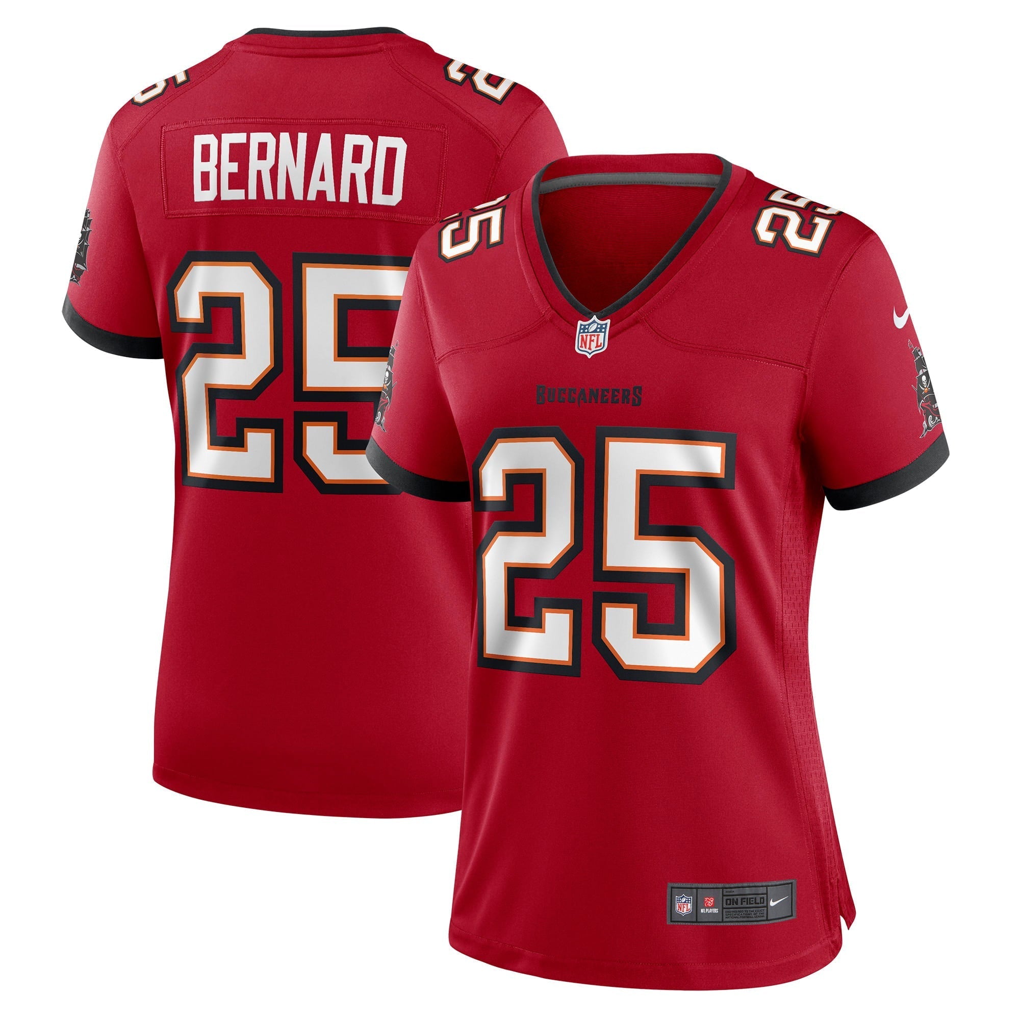 Women's Nike Giovani Bernard Red Tampa Bay Buccaneers Game Jersey - vstockx