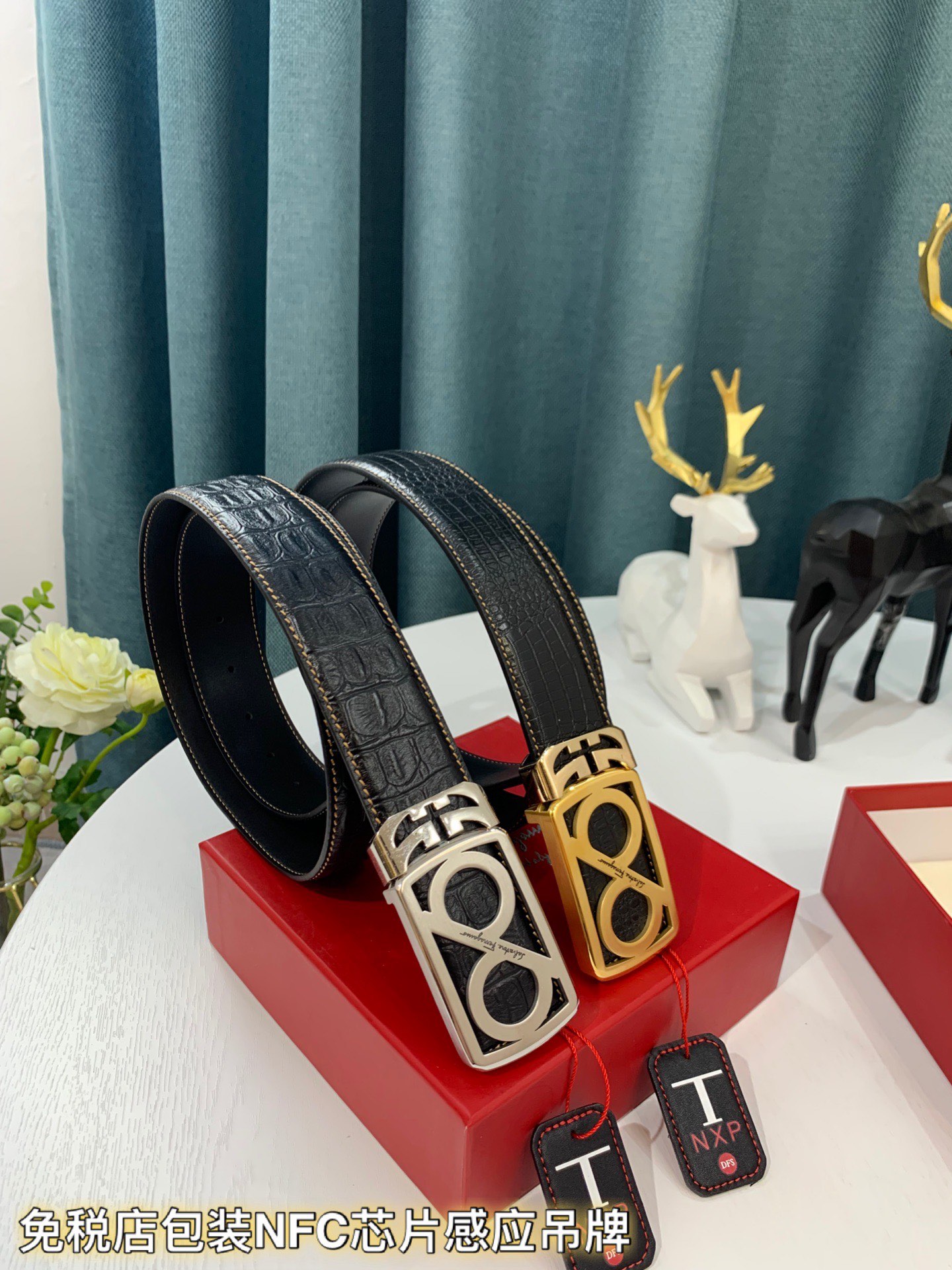 Streetwear Belt Ferragamo 319260 size:3.5cm - vstockx