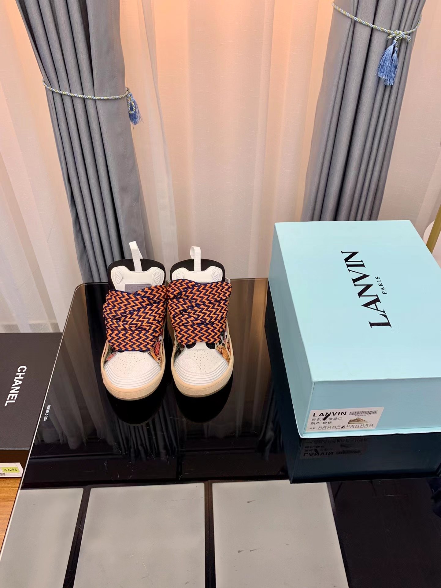 Lanvin Leather Curb snake's skin - vstockx