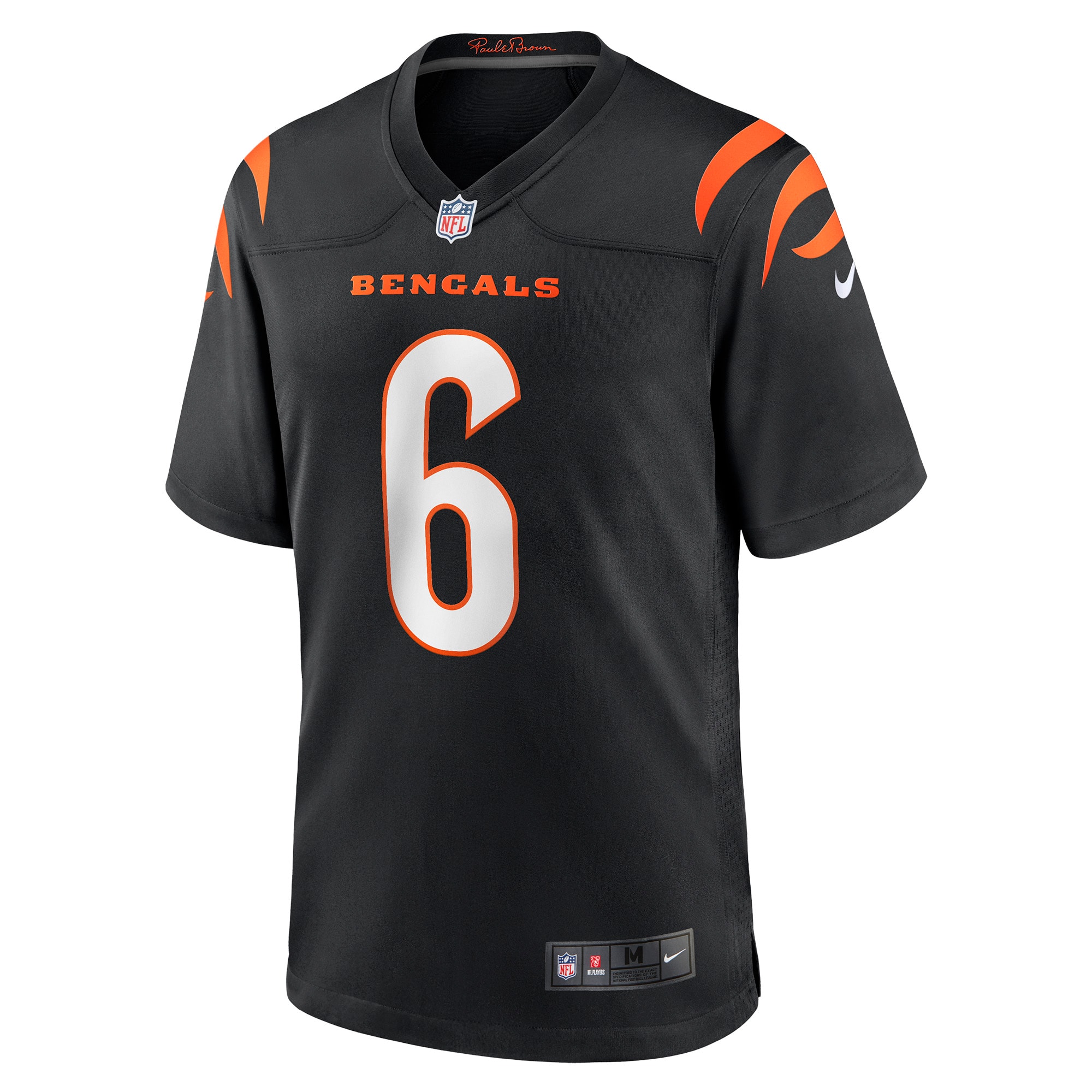Jake Browning Cincinnati Bengals Nike Game Jersey - Black - vstockx