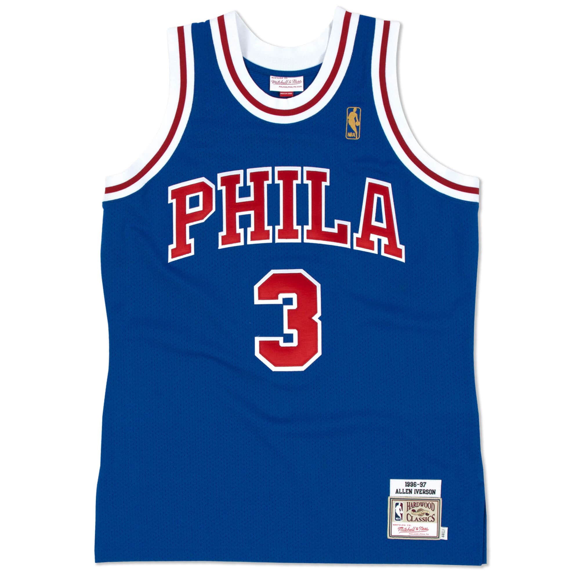 Authentic Jersey Philadelphia 76ers Alternate 1996-97 Allen Iverson - vstockx