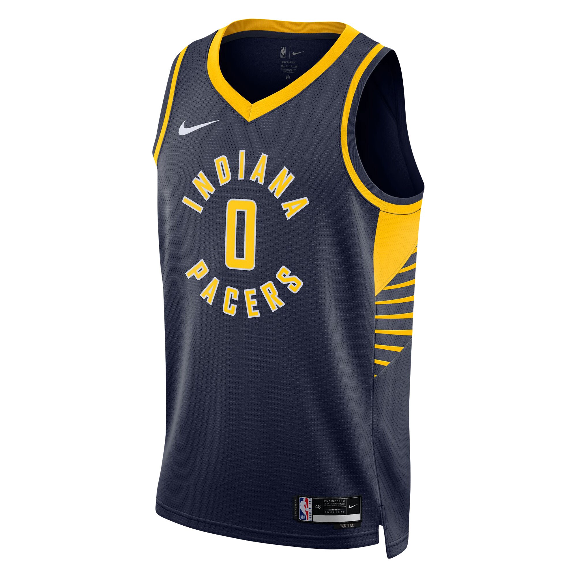 Tyrese Haliburton Indiana Pacers Nike Unisex Swingman Jersey - Association Edition - Navy - vstockx