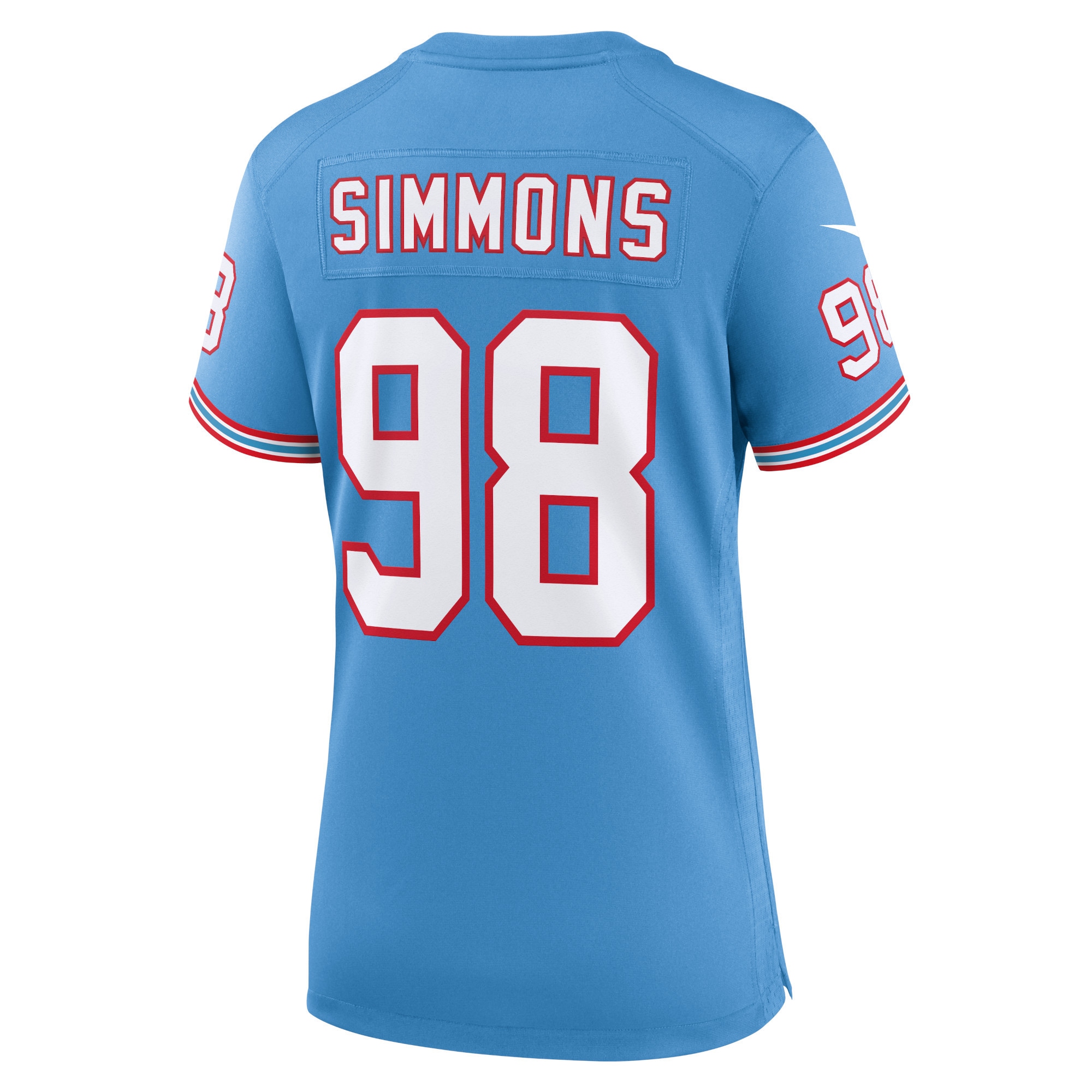 Jeffery Simmons Tennessee Titans Nike Women's Player Jersey - Light Blue - vstockx