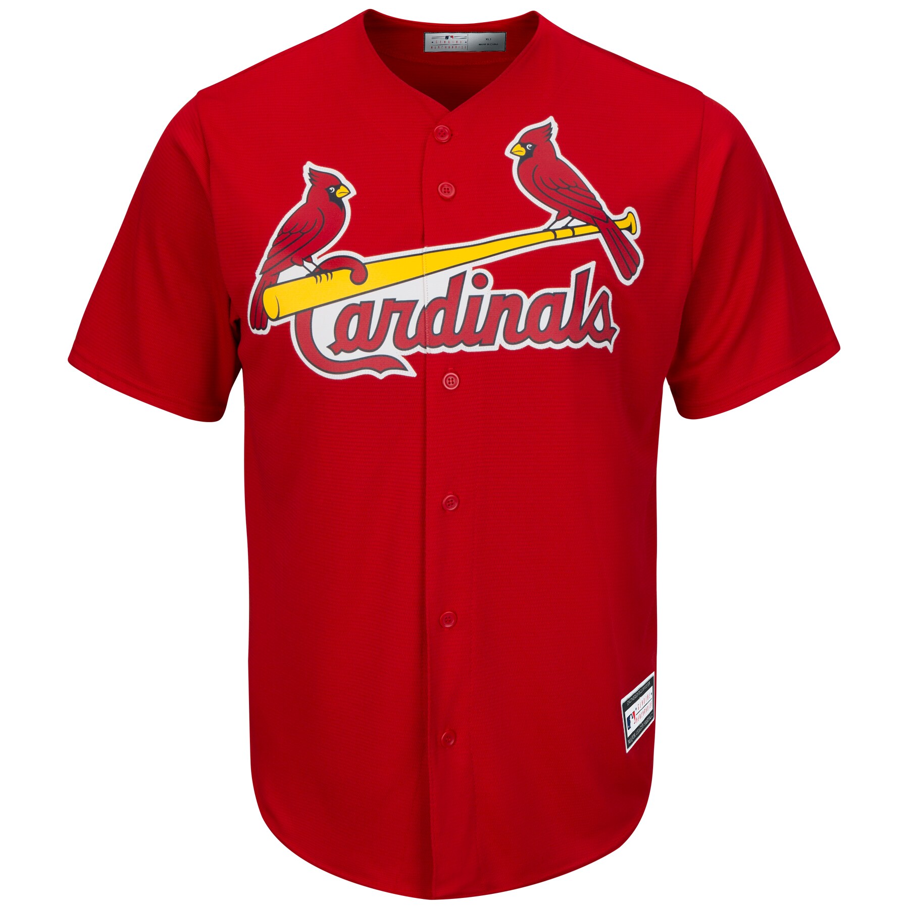 St. Louis Cardinals Big & Tall Replica Team Jersey - Red - vstockx