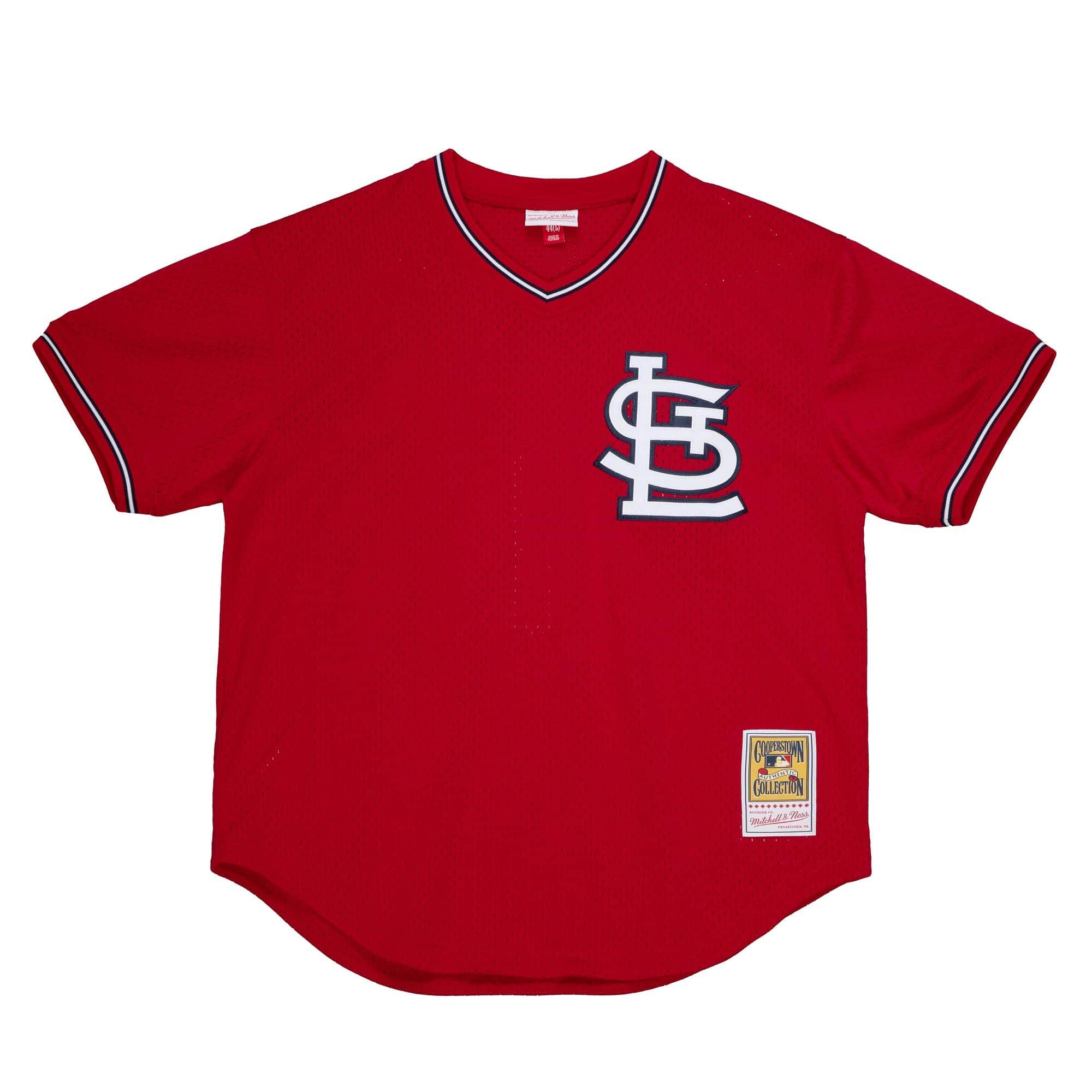 Authentic Ozzie Smith St. Louis Cardinals 1996 Pullover Jersey - vstockx