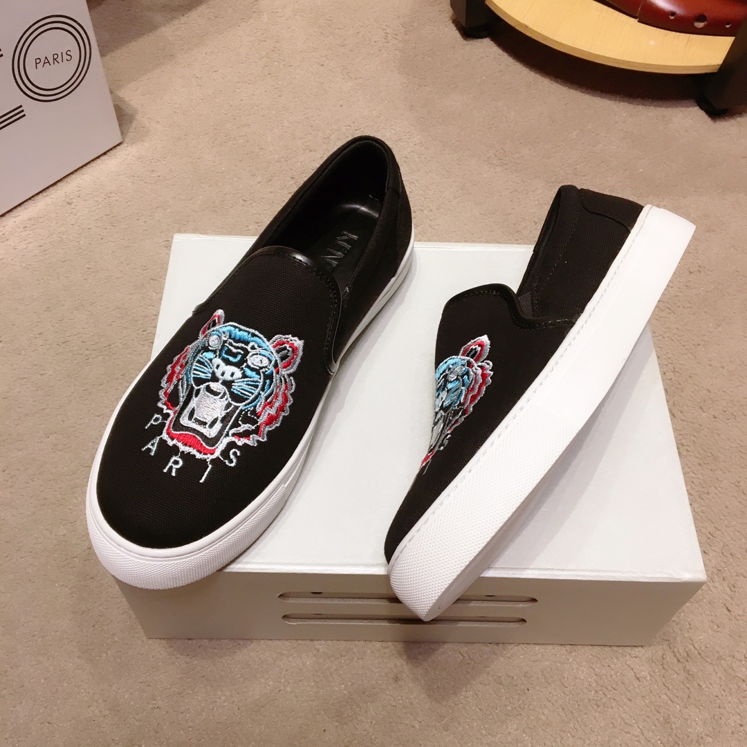 Kenzo K-SKATE Tiger canvas slip-on sneakers 23 - vstockx