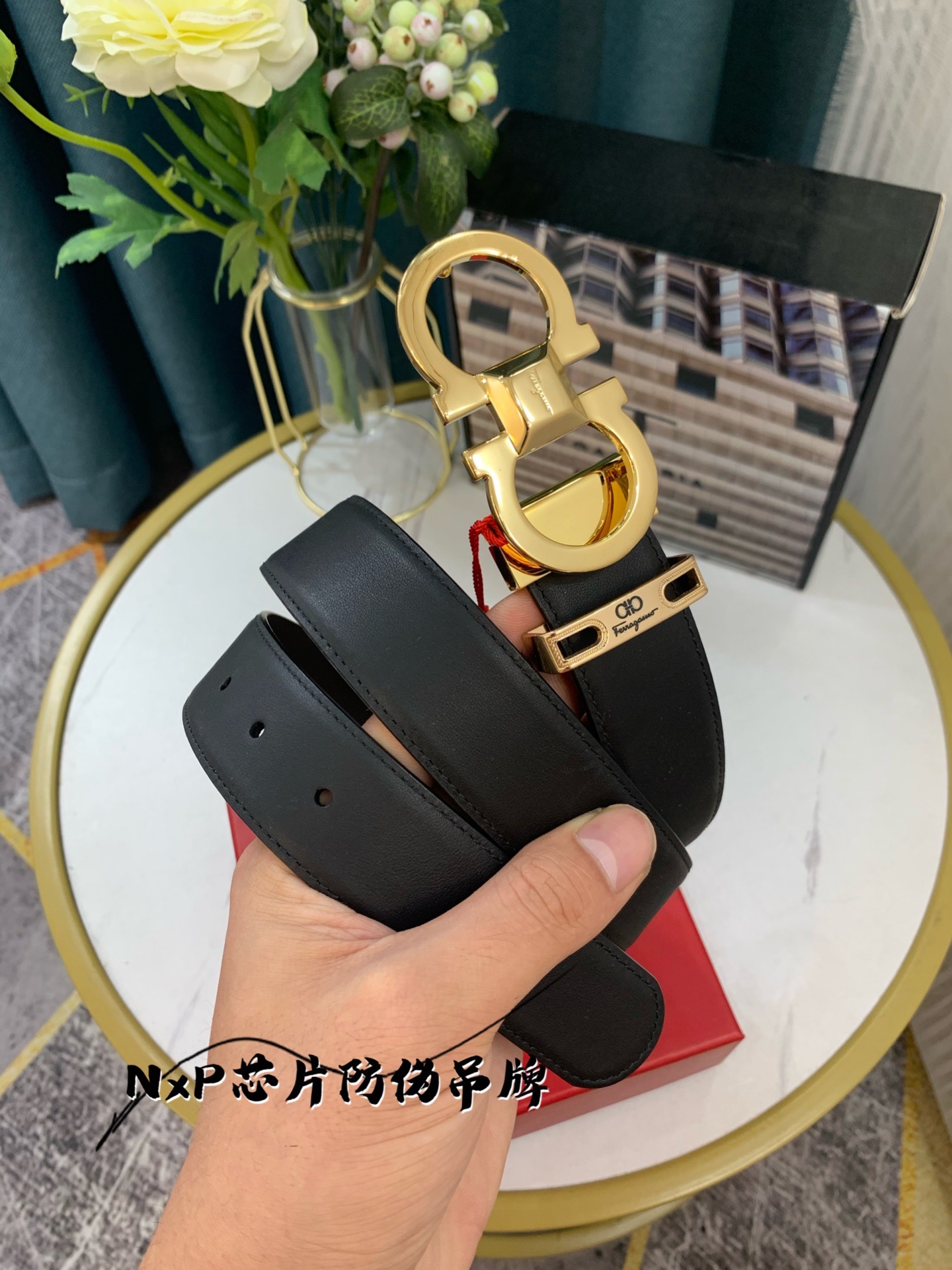Streetwear Belt Ferragamo 319152 size:3.5cm - vstockx